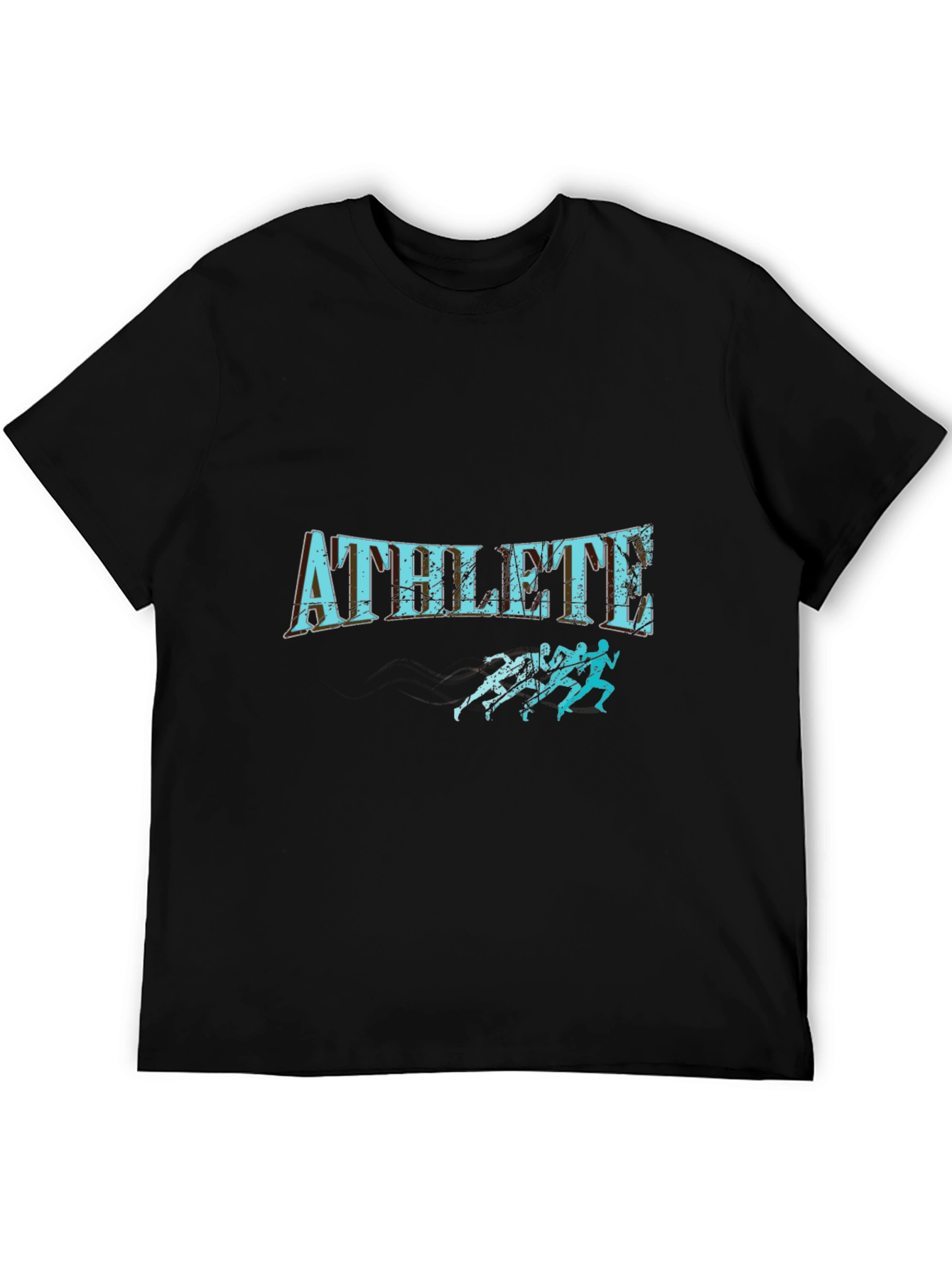 Athlete Graphic T-Shirt - Black Stylish & Comfortable