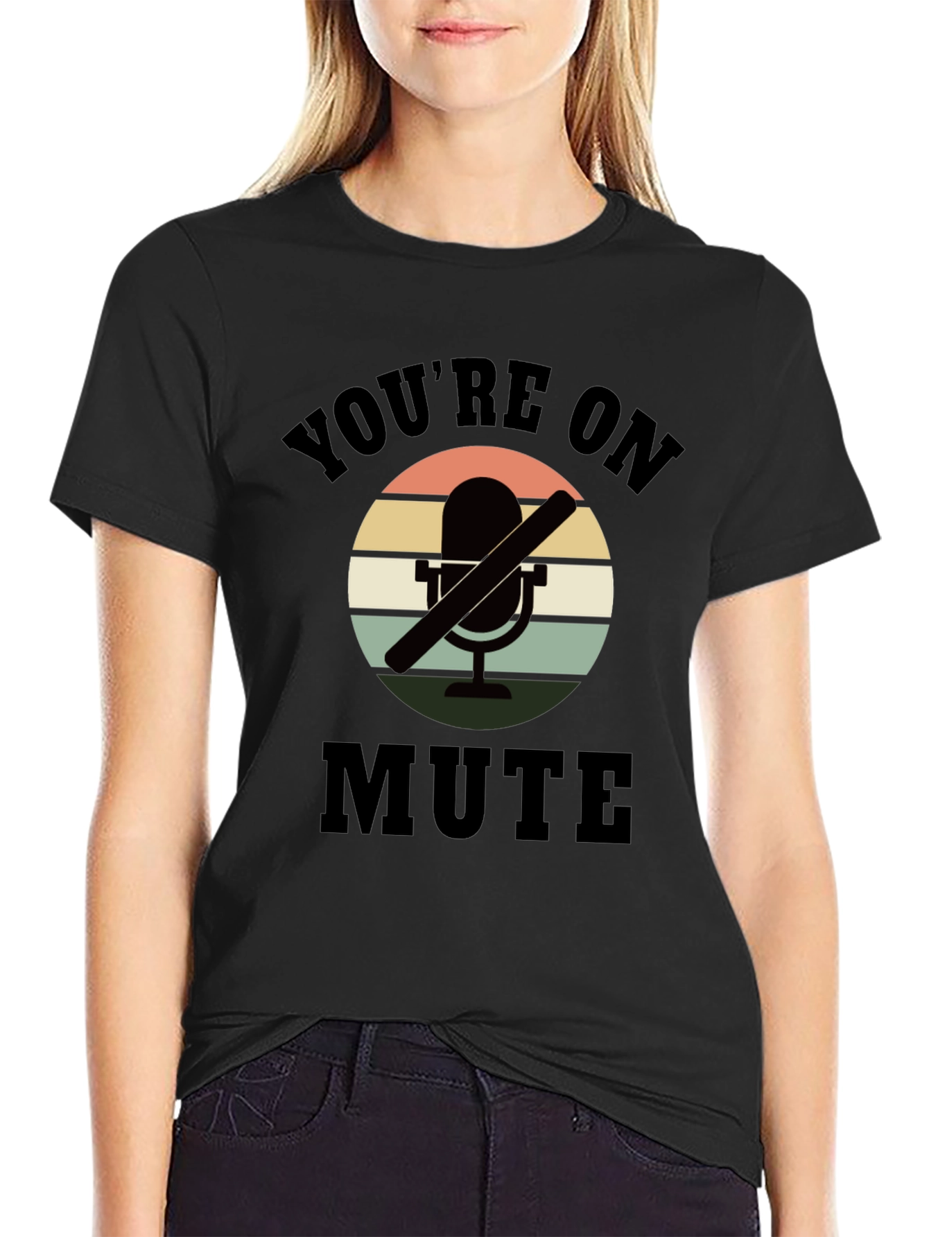 Youre On Mute Graphic Tee - Retro Style