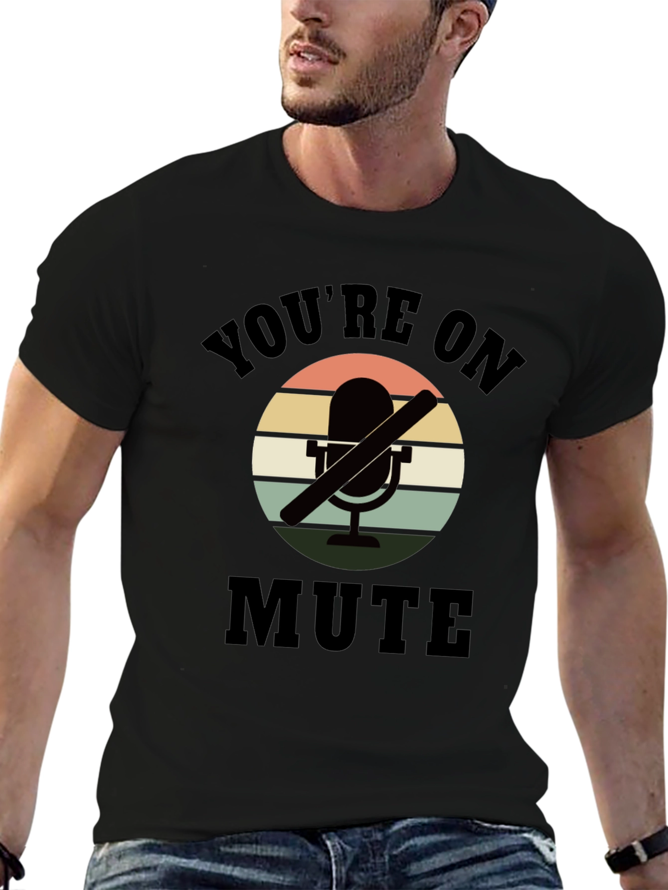 Youre On Mute Graphic Tee - Retro Style