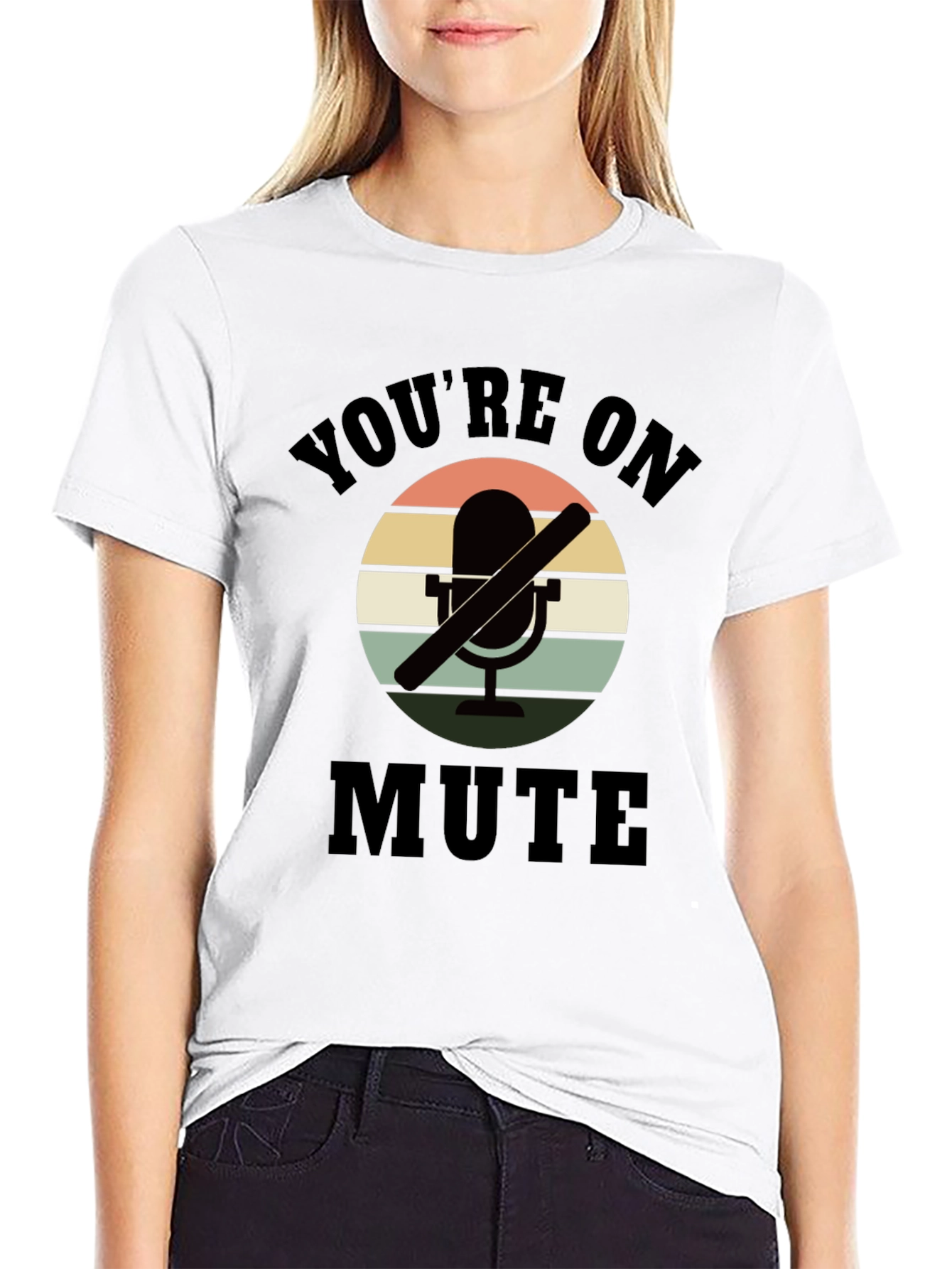 Youre On Mute Graphic Tee - Retro Style