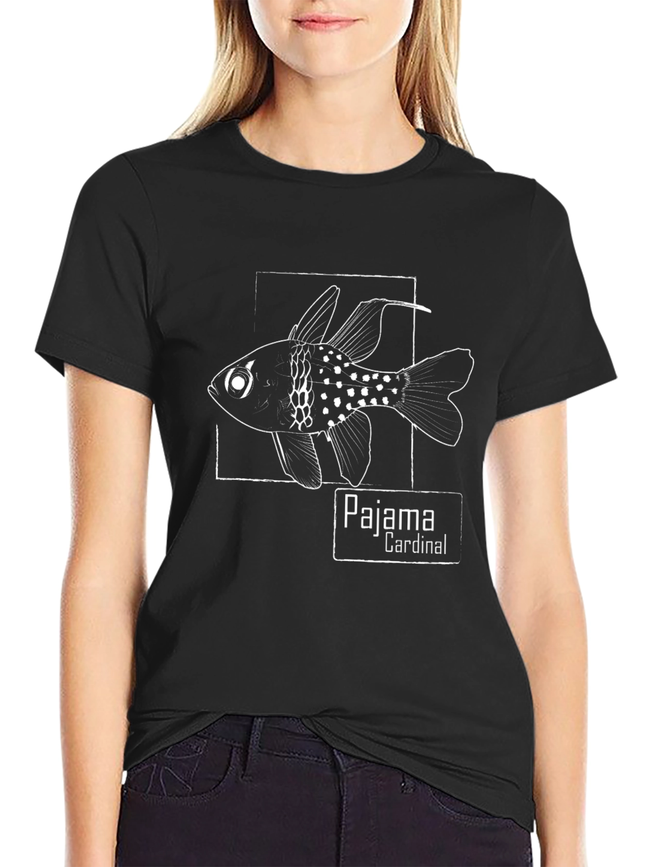 Pajama Cardinal Fish Graphic T-Shirt