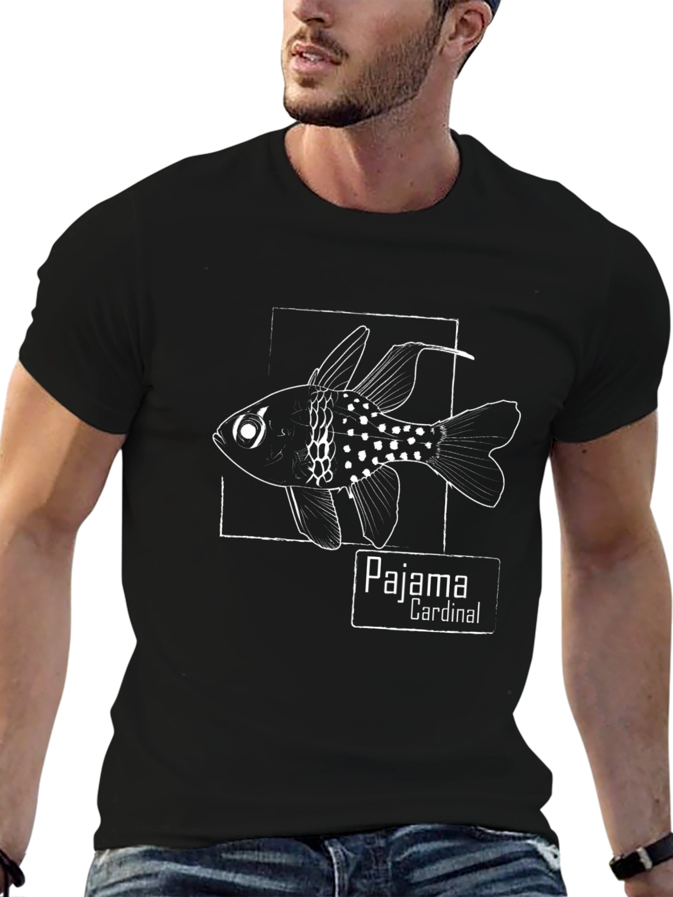Pajama Cardinal Fish Graphic T-Shirt