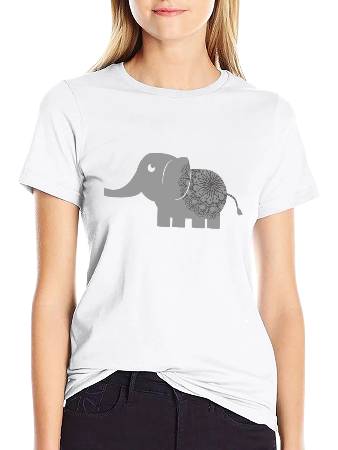 Elephant Graphic Tee - Stylish Comfort