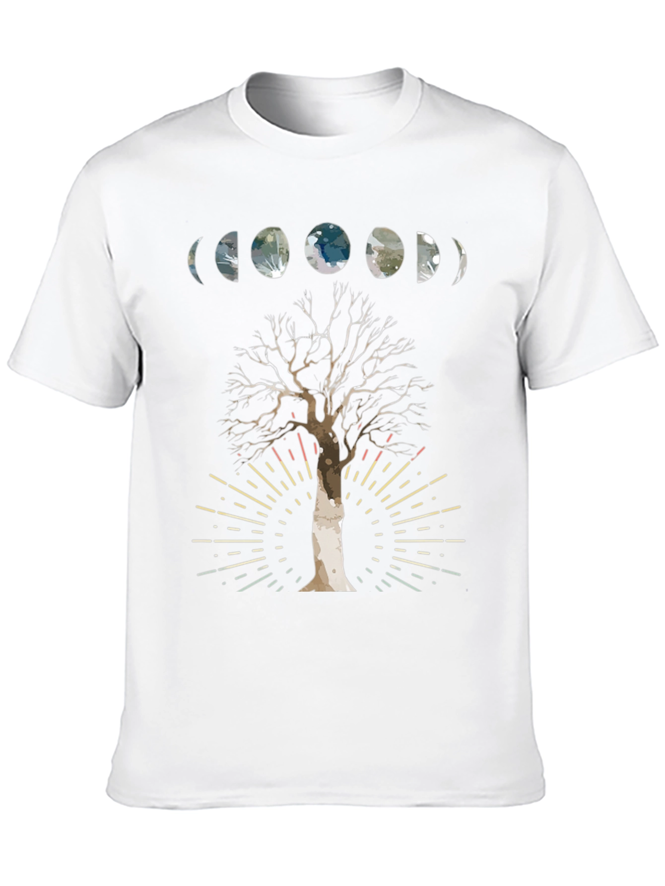 Moon Phase Tree Graphic Tee