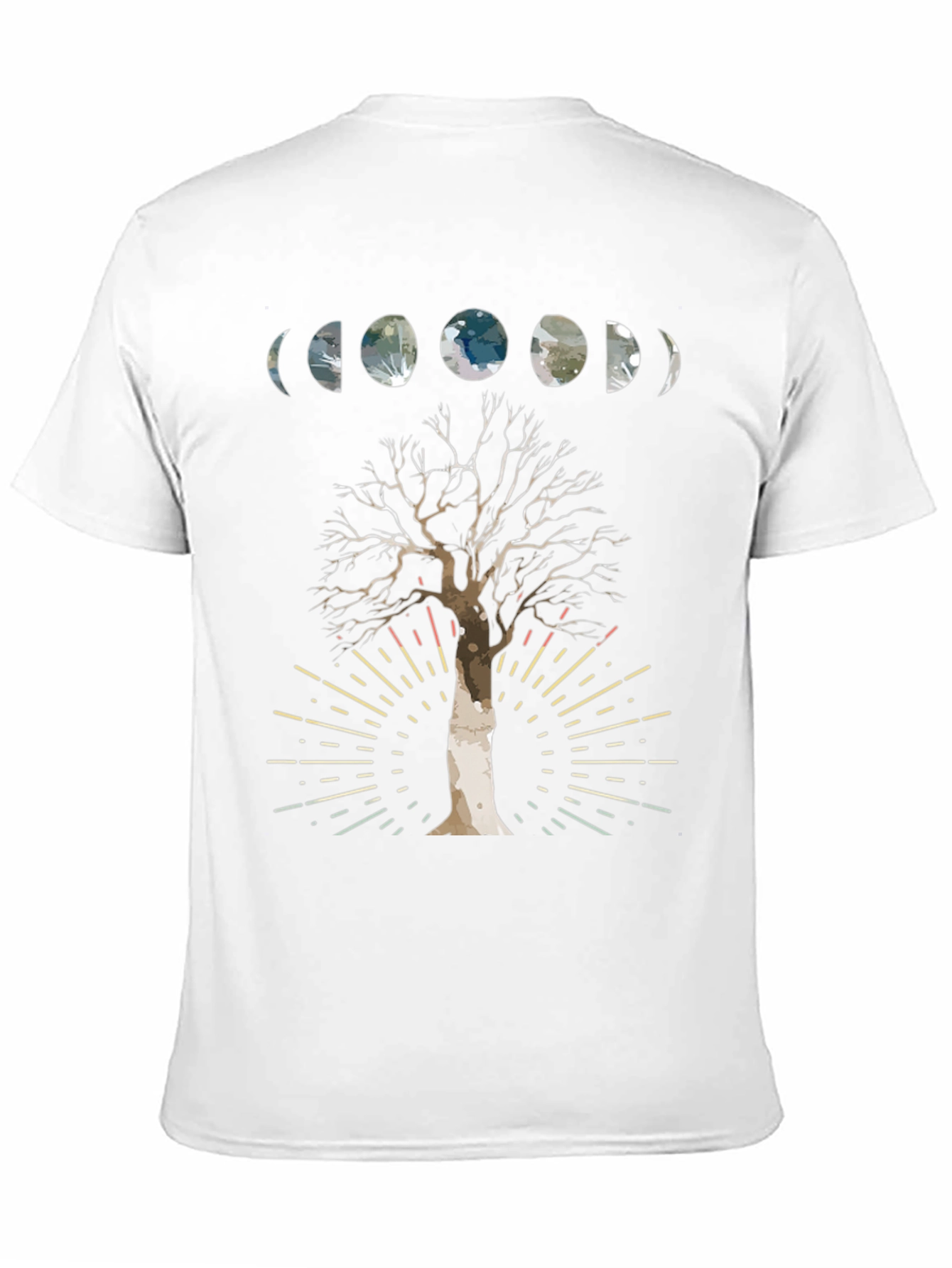 Moon Phase Tree Graphic Tee