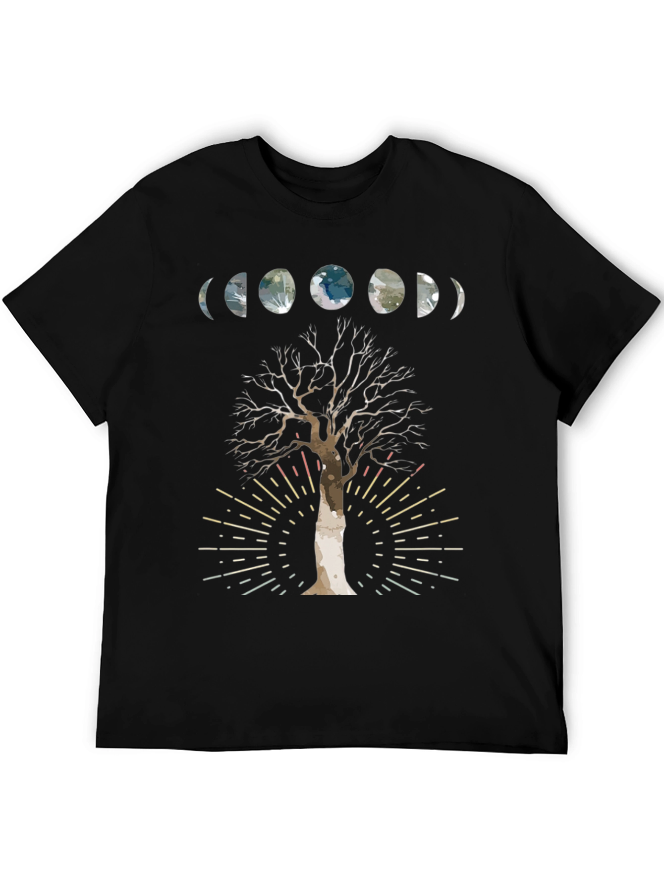 Moon Phase Tree Graphic Tee