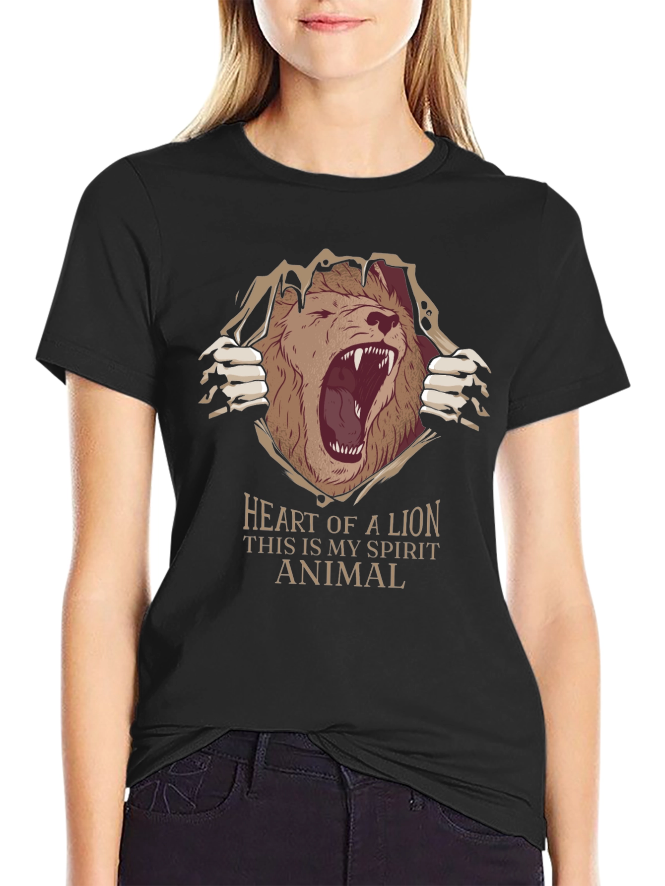 Heart of a Lion Graphic T-Shirt