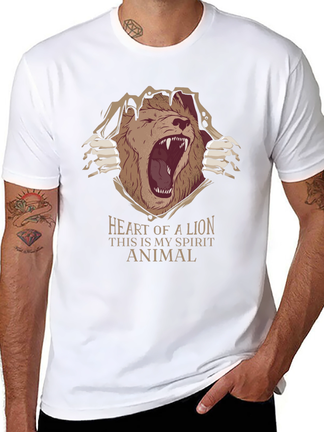 Heart of a Lion Graphic T-Shirt