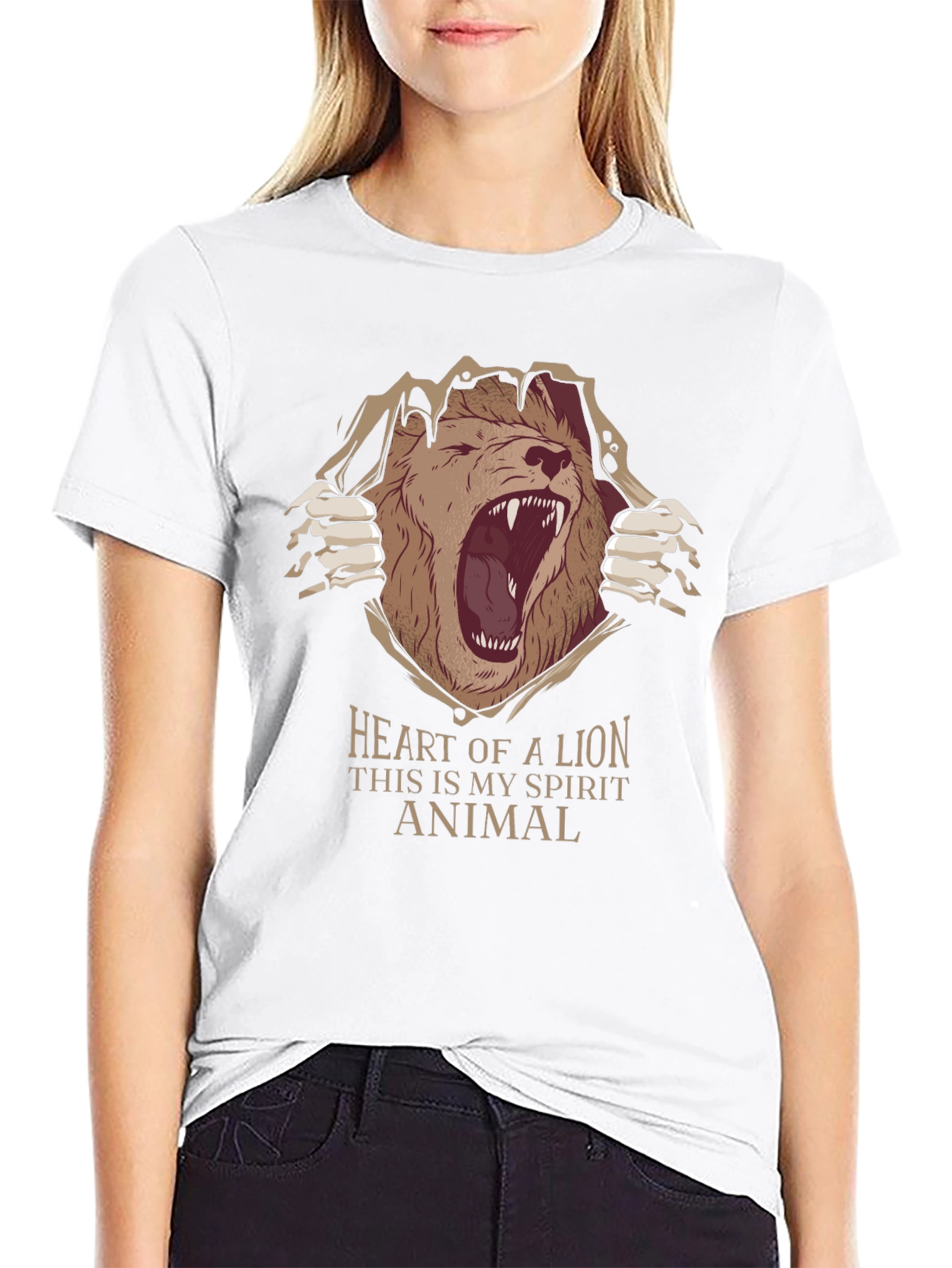 Heart of a Lion Graphic T-Shirt