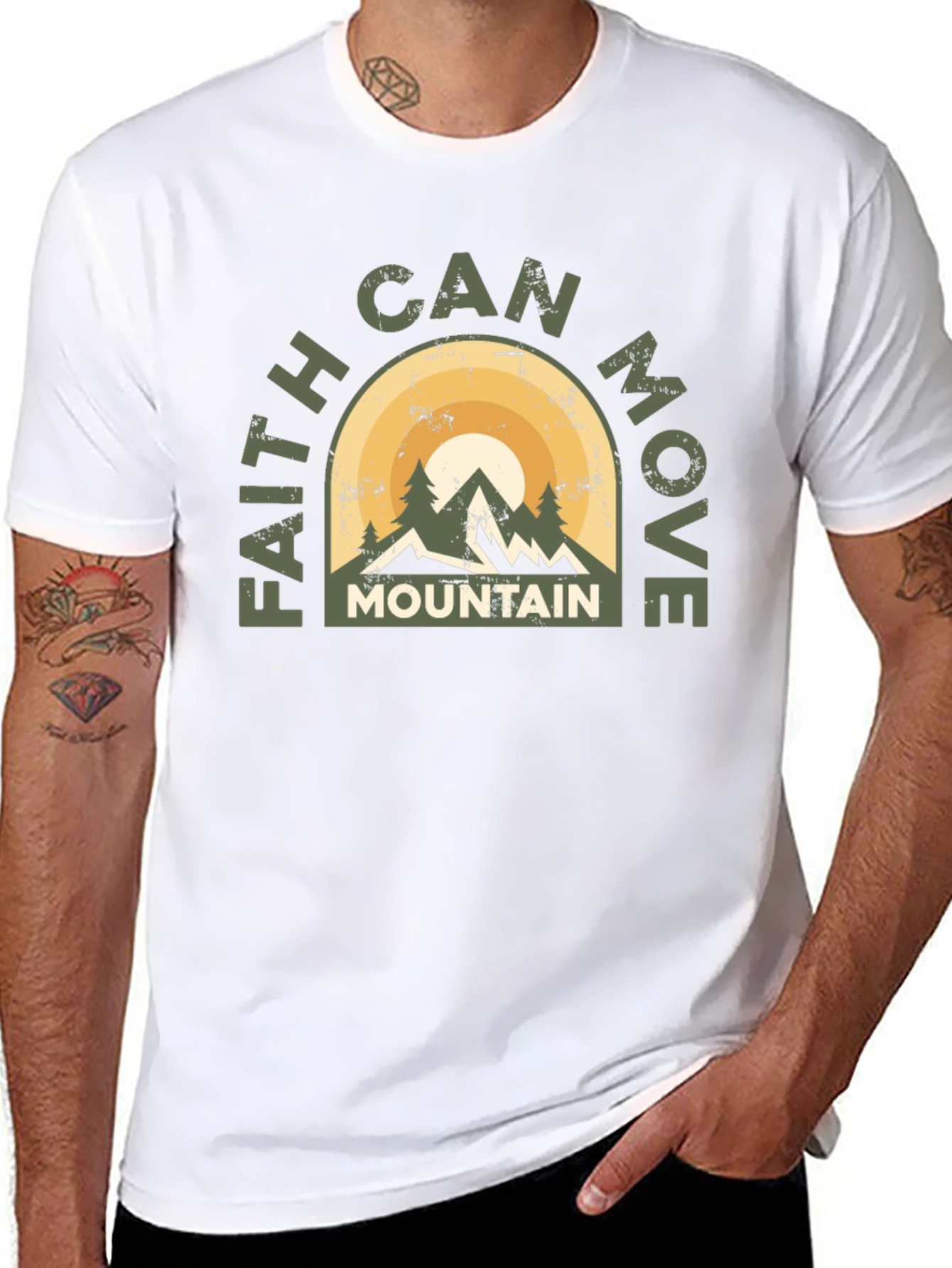 Faith Can Move Mountains Graphic Tee