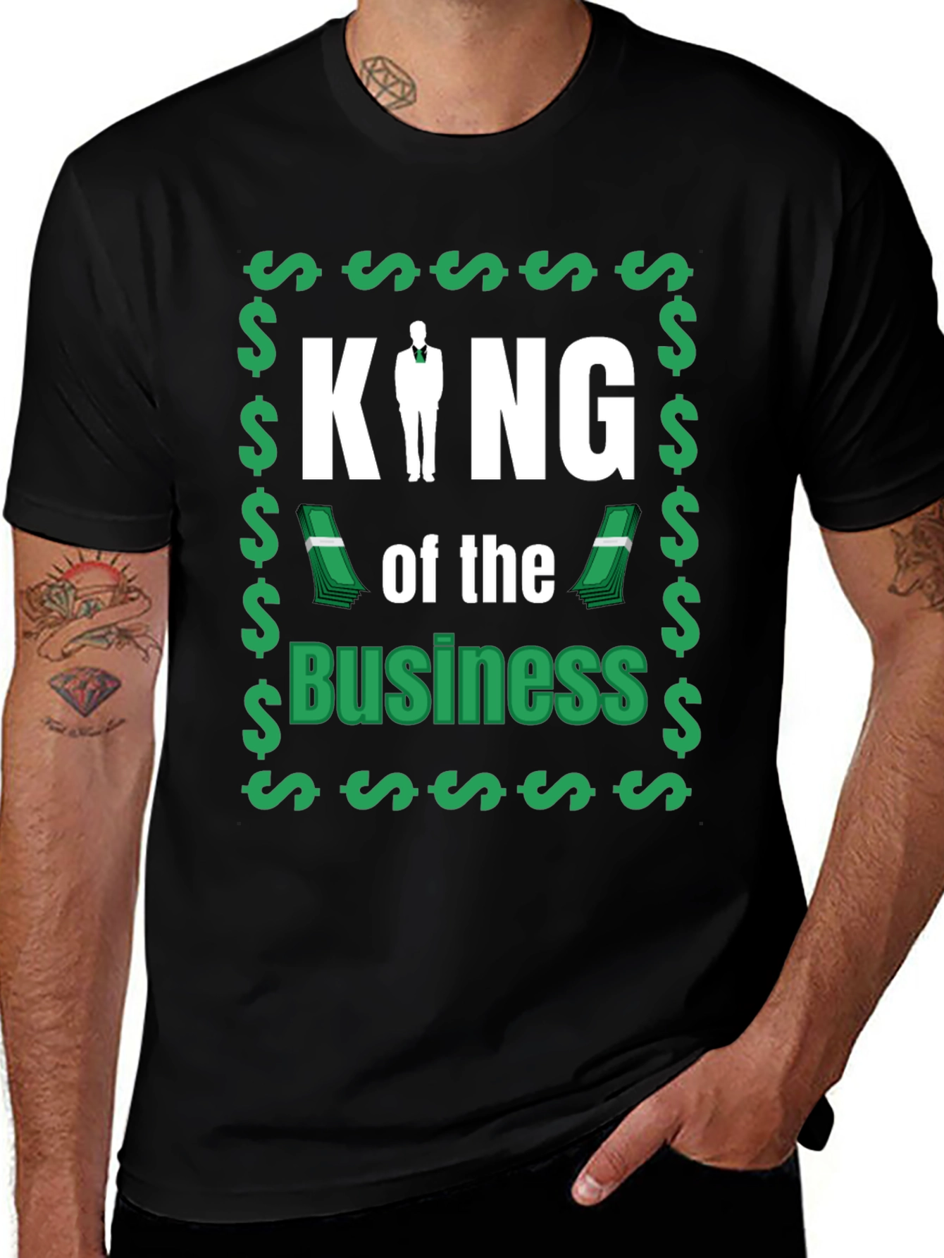King of Business Graphic T-Shirt