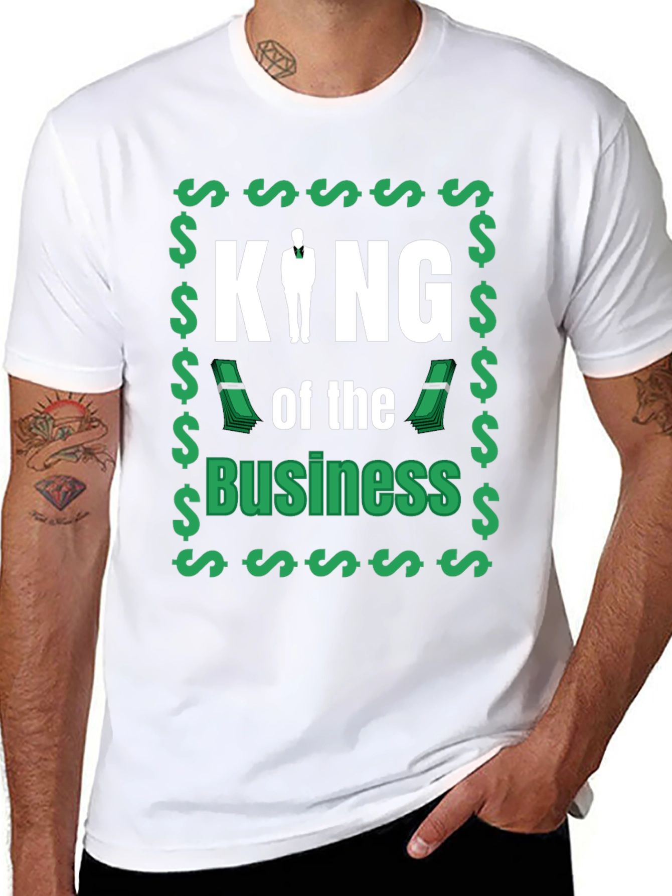 King of Business Graphic T-Shirt