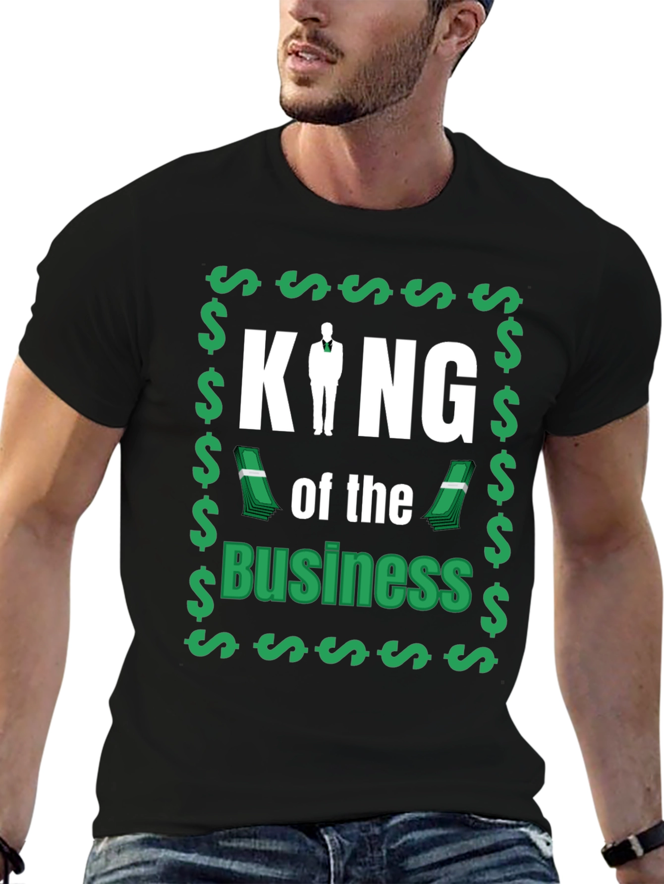 King of Business Graphic T-Shirt