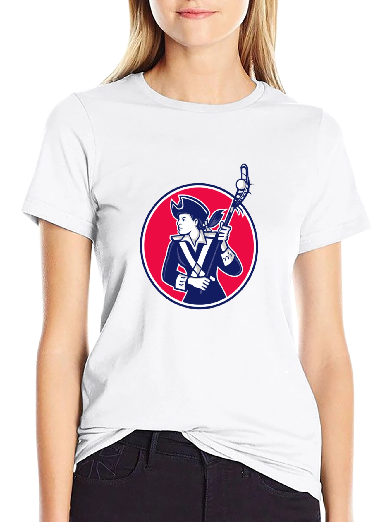 Patriot Lacrosse T-Shirt - Stylish Patriotic Tee