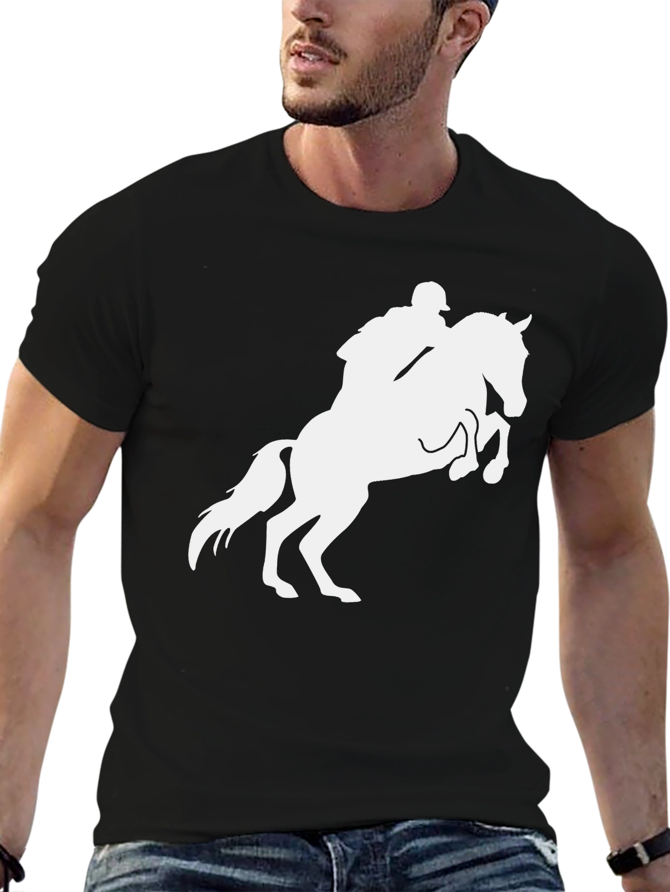 Equestrian Horse Rider Graphic Tee