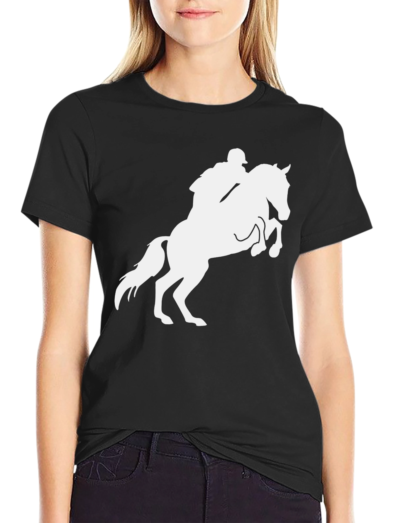 Equestrian Horse Rider Graphic Tee