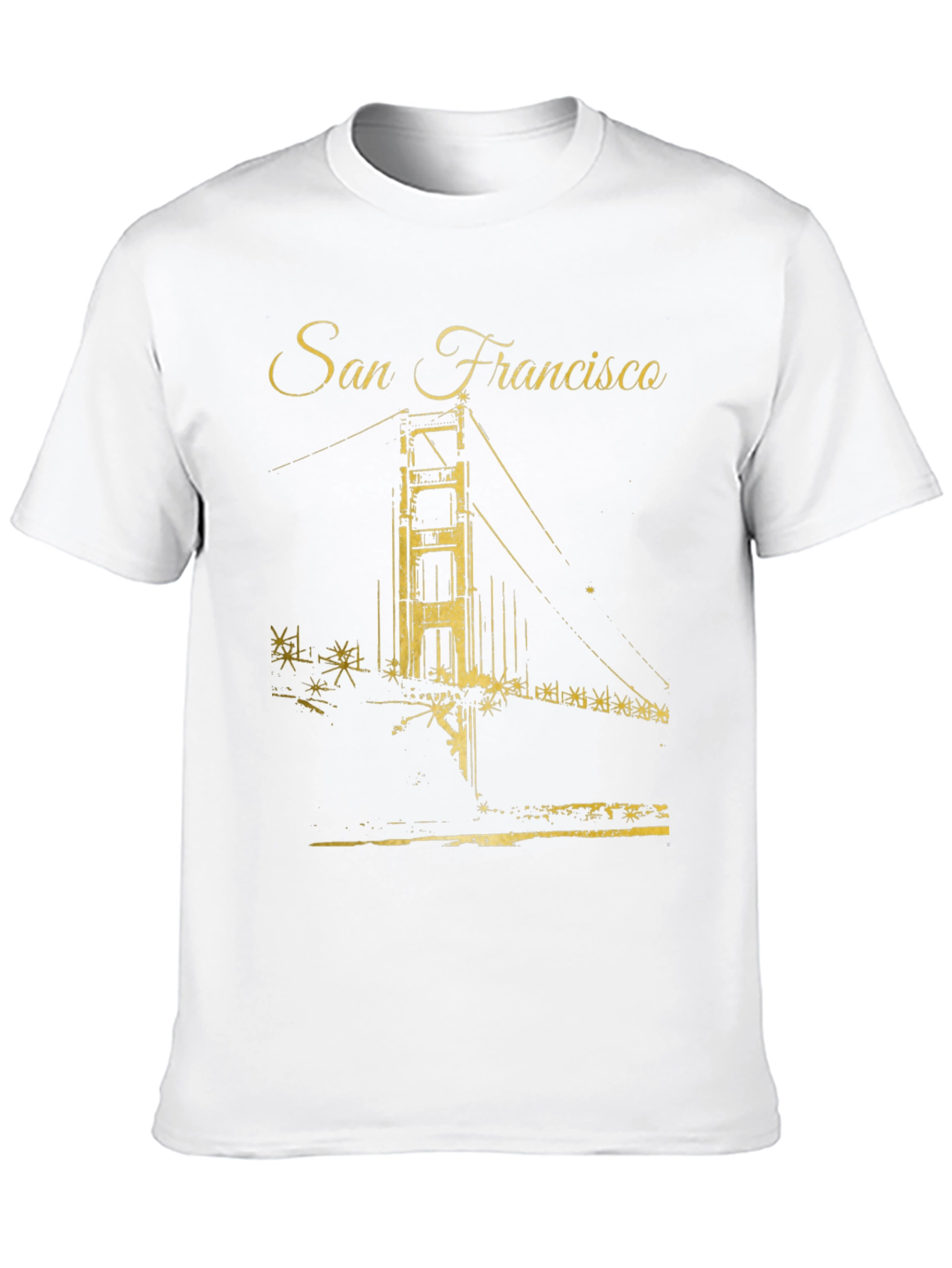 San Francisco Bridge Graphic Black T-Shirt