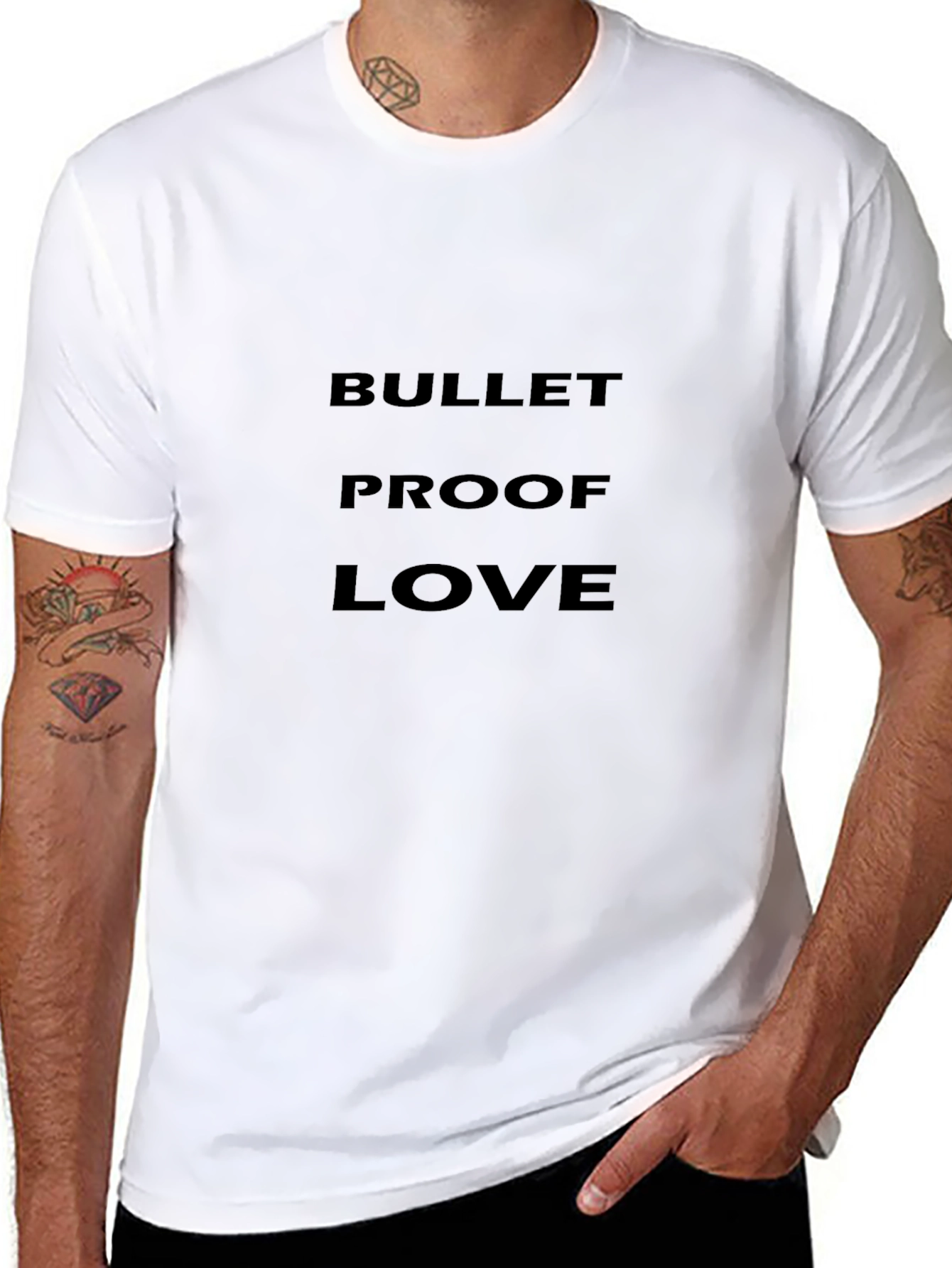 Bullet Proof Love T-Shirt | Bold Graphic Tee