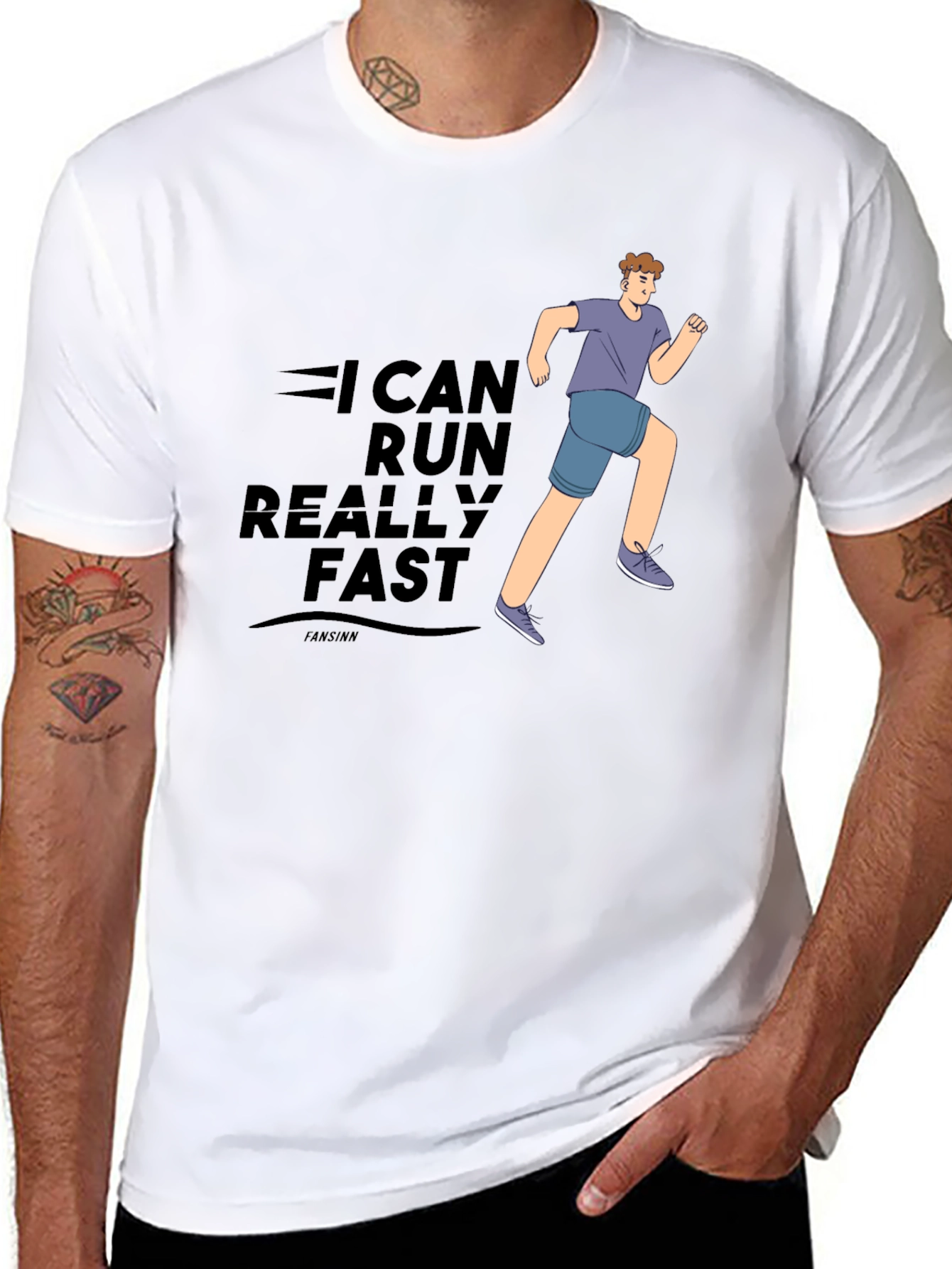 I Can Run Really Fast Graphic Tee