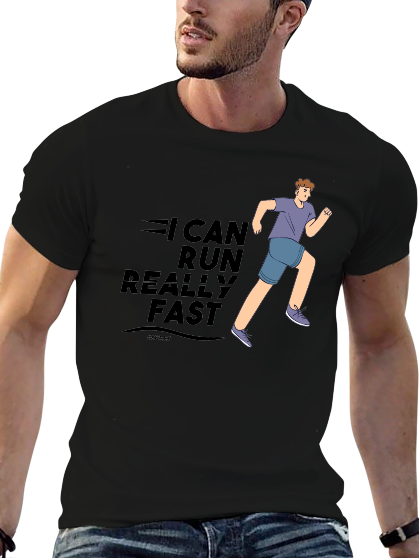 I Can Run Really Fast Graphic Tee