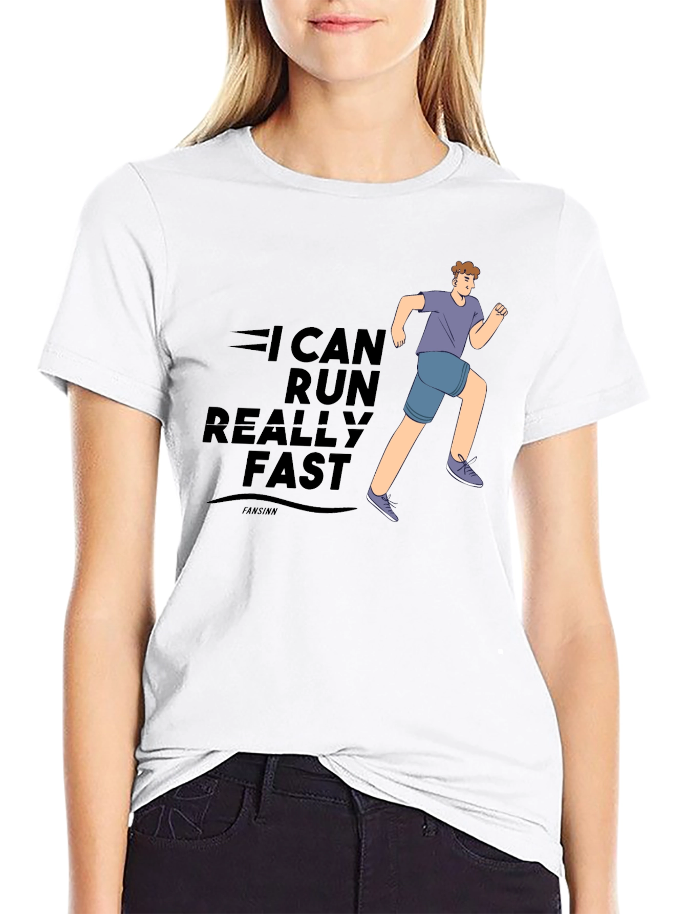 I Can Run Really Fast Graphic Tee