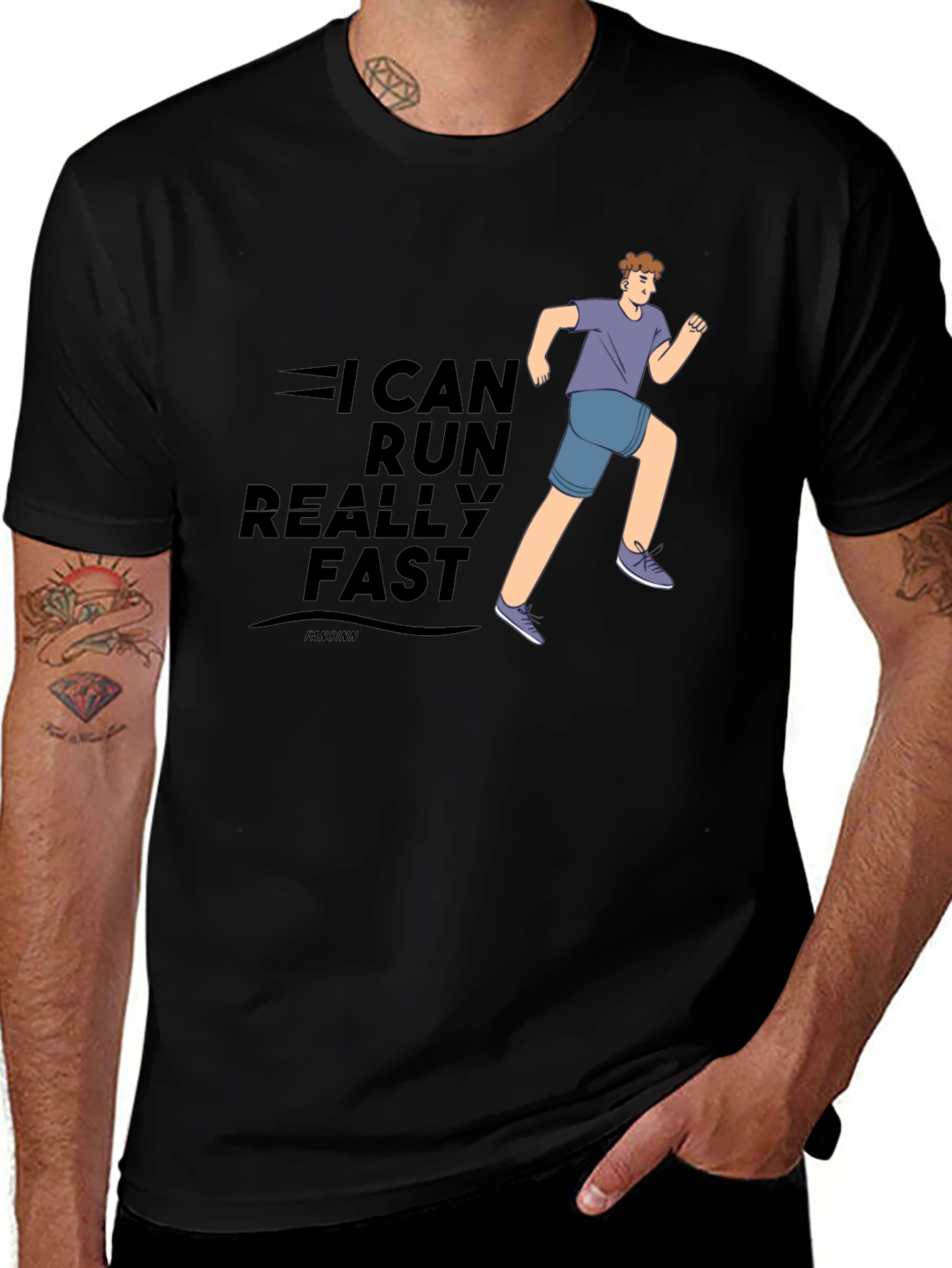 I Can Run Really Fast Graphic Tee