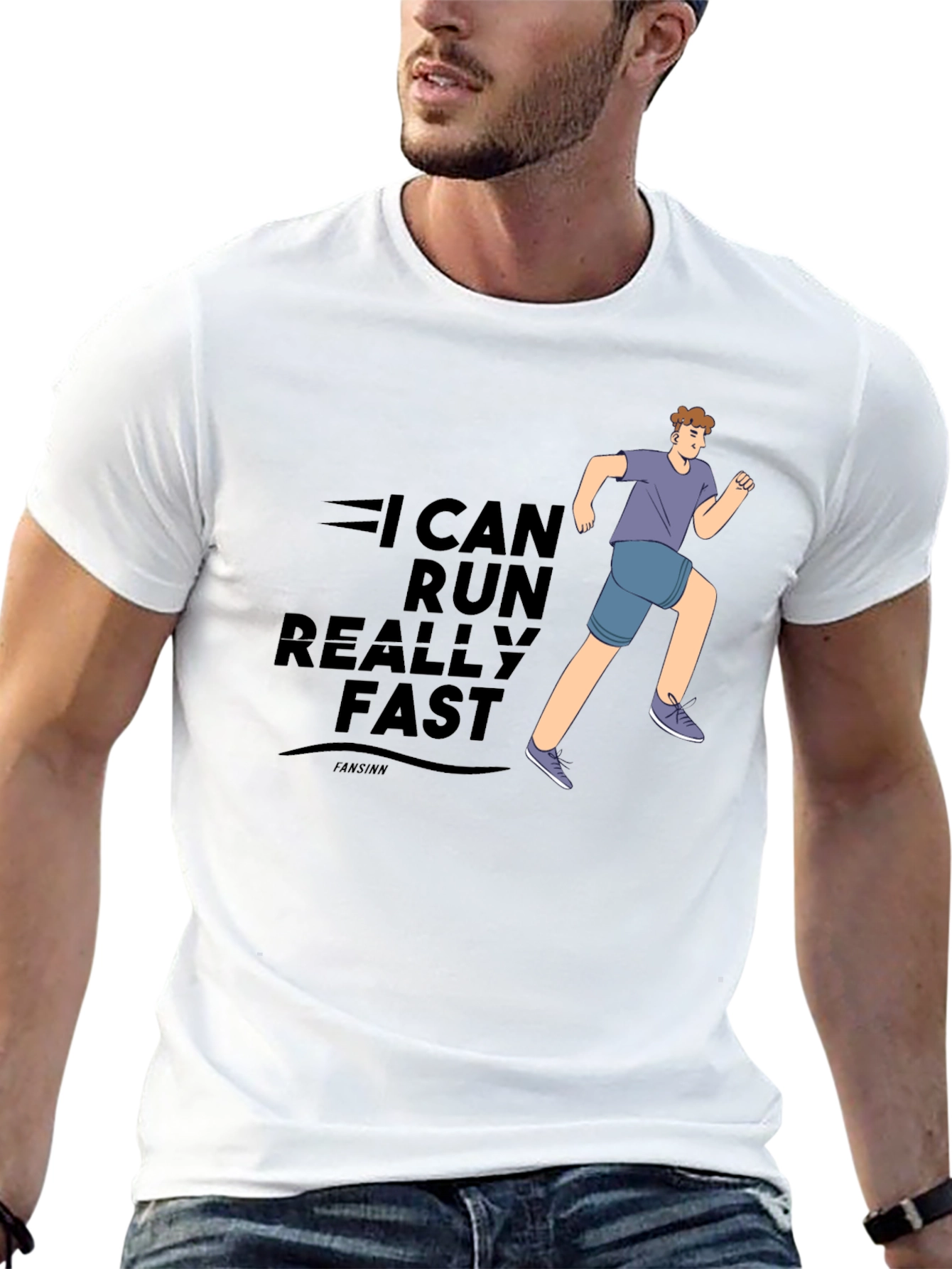 I Can Run Really Fast Graphic Tee