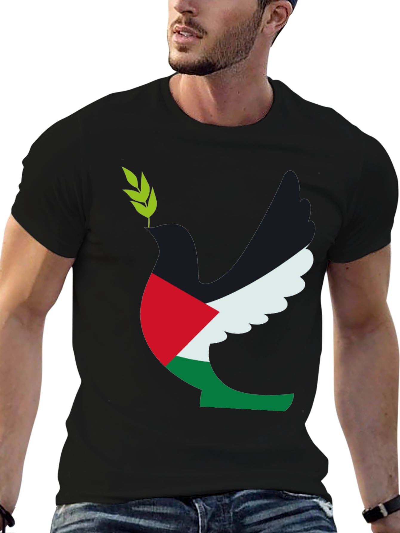 Palestine Dove T-Shirt - Peace Symbol