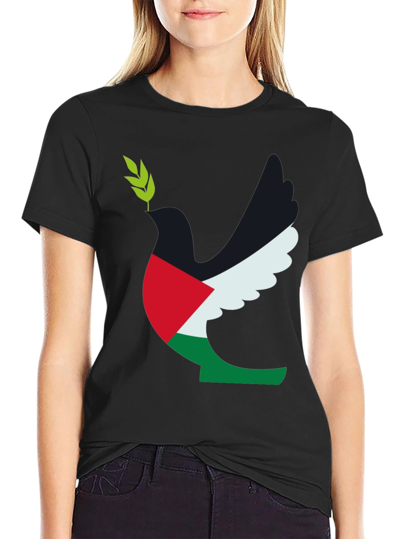 Palestine Dove T-Shirt - Peace Symbol