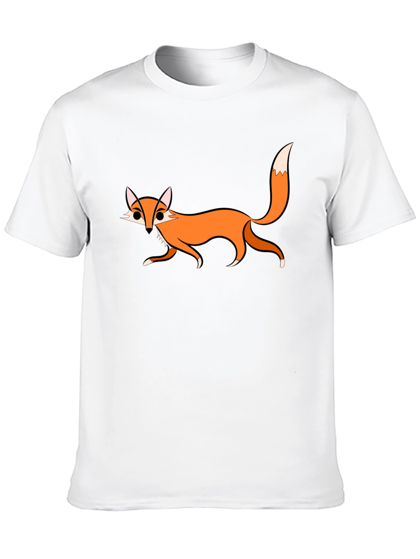 Fox Graphic Black T-Shirt - Casual & Fun!