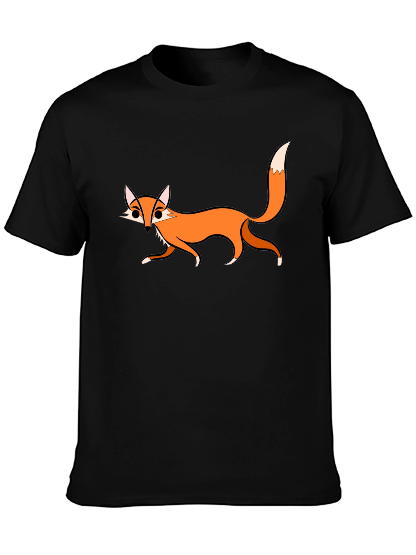 Fox Graphic Black T-Shirt - Casual & Fun!