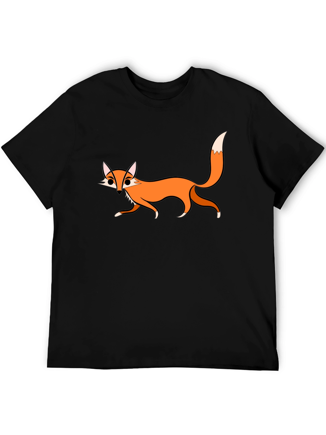Fox Graphic Black T-Shirt - Casual & Fun!