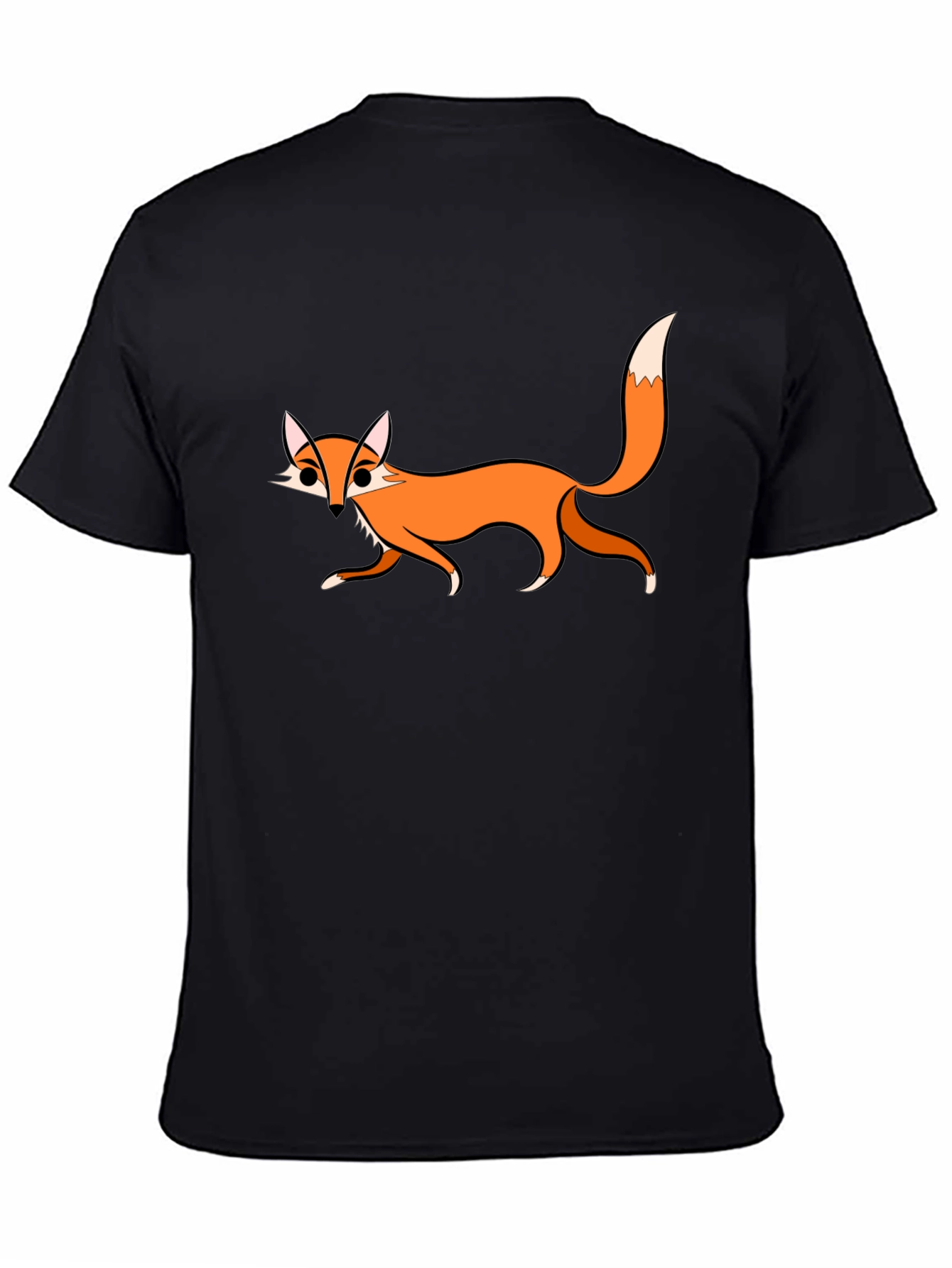 Fox Graphic Black T-Shirt - Casual & Fun!