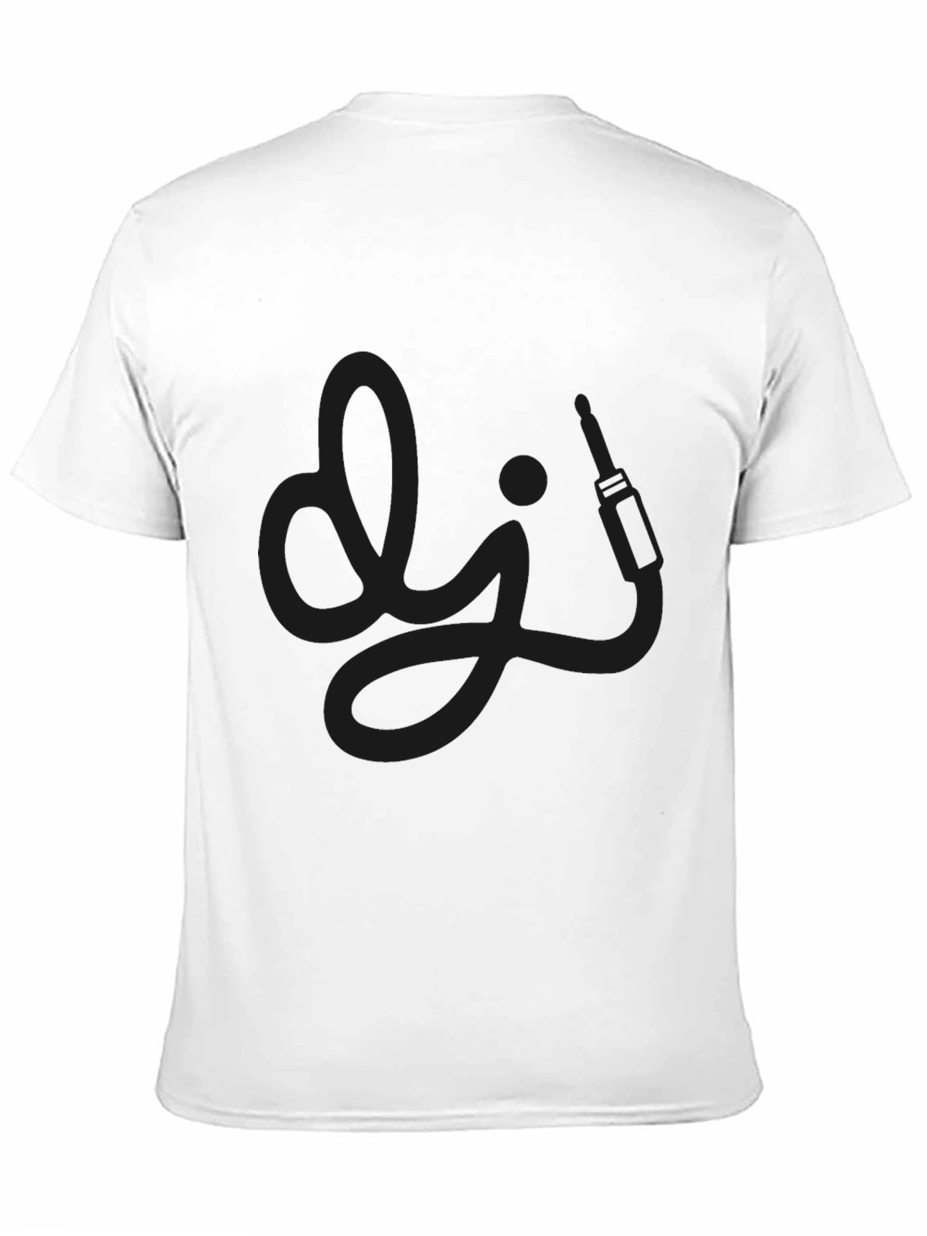 DJ Inspired Graphic Black T-Shirt