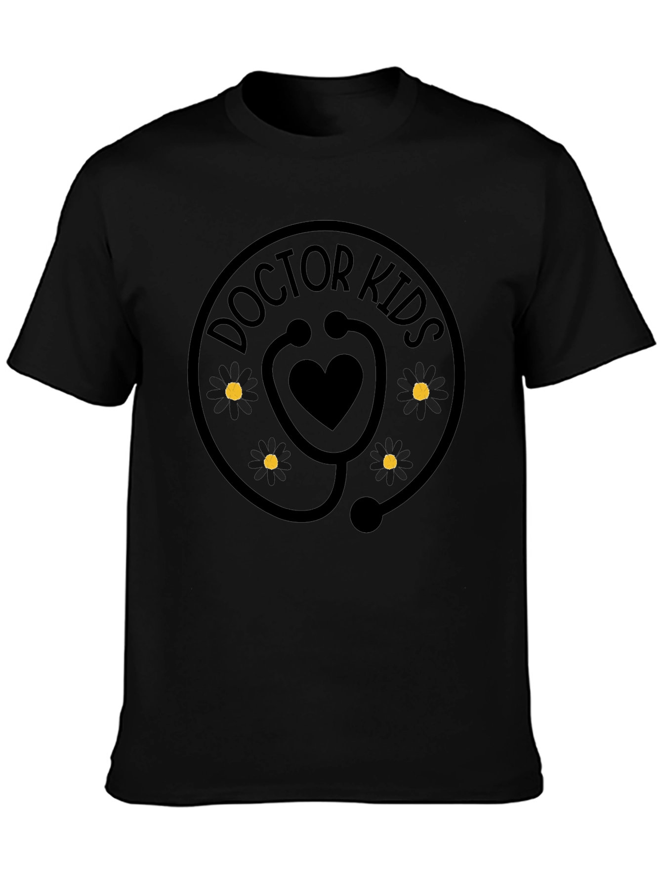 Doctor Kids T-Shirt - Heart Stethoscope Graphic