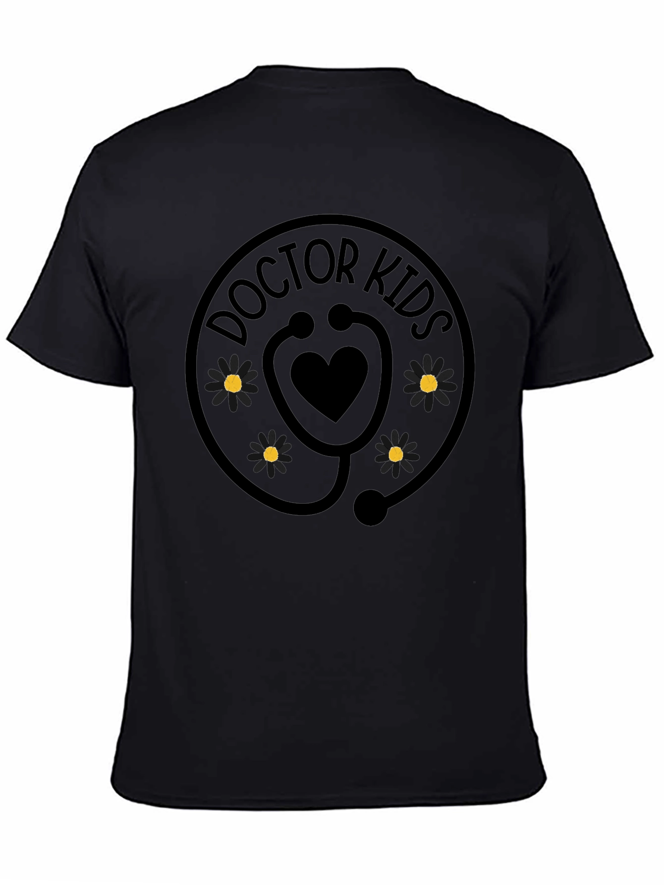 Doctor Kids T-Shirt - Heart Stethoscope Graphic
