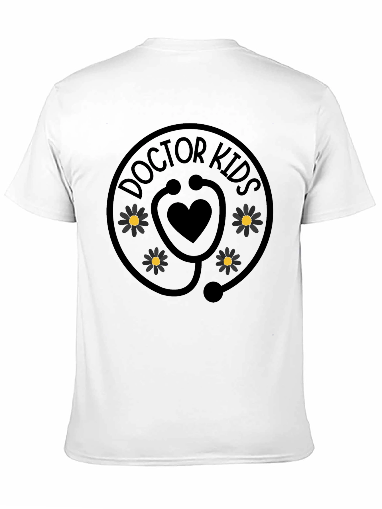 Doctor Kids T-Shirt - Heart Stethoscope Graphic
