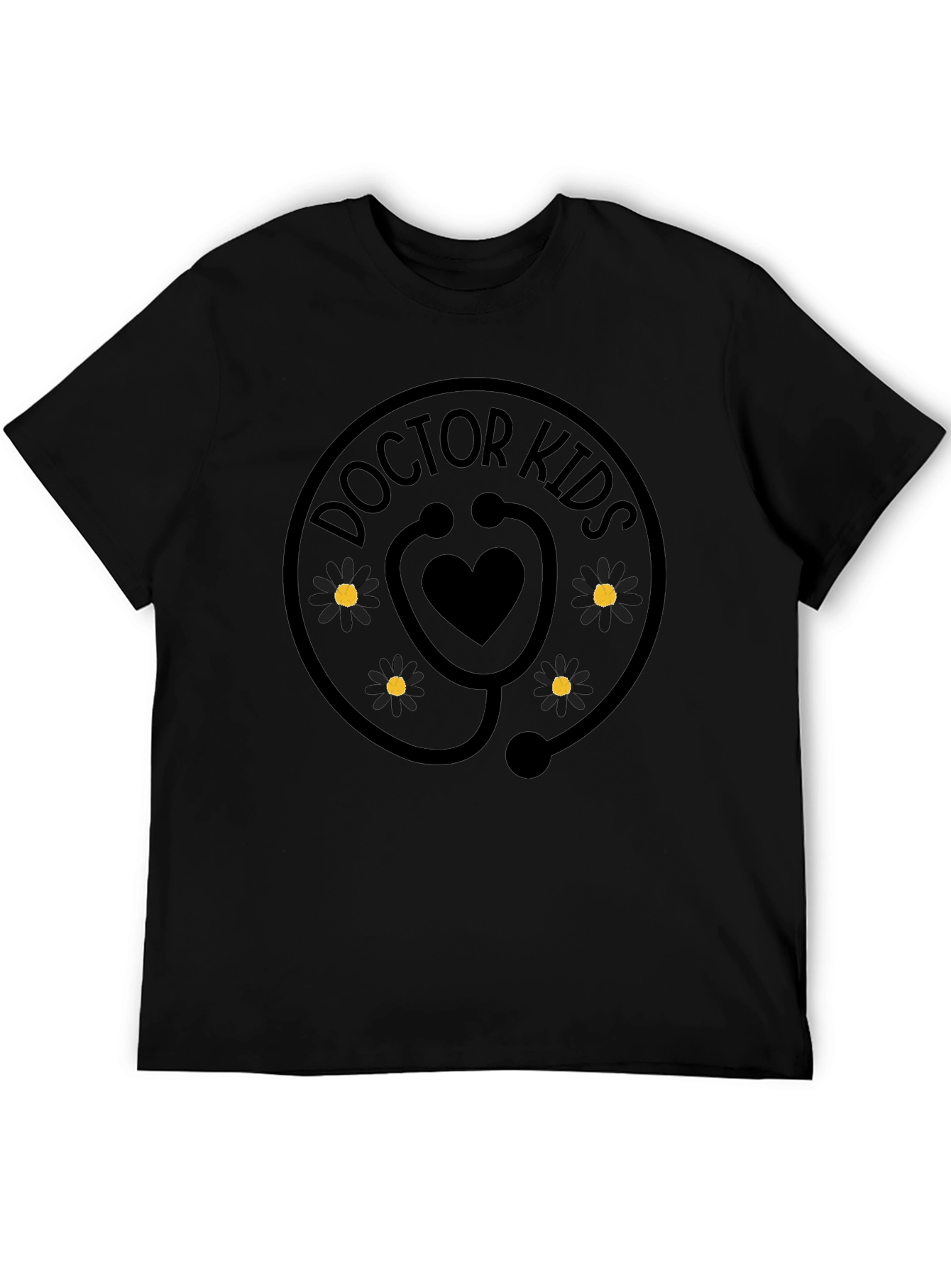 Doctor Kids T-Shirt - Heart Stethoscope Graphic