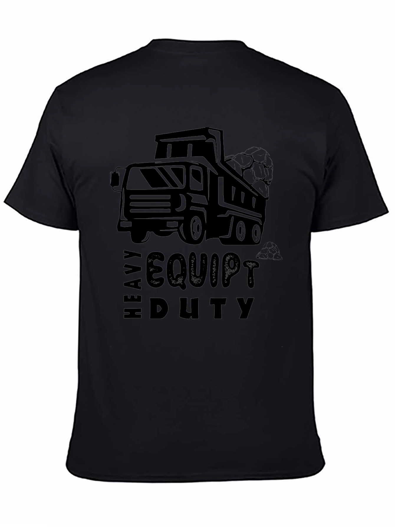 Heavy Equipment Truck Graphic T-Shirt - Durable Cotton Tee