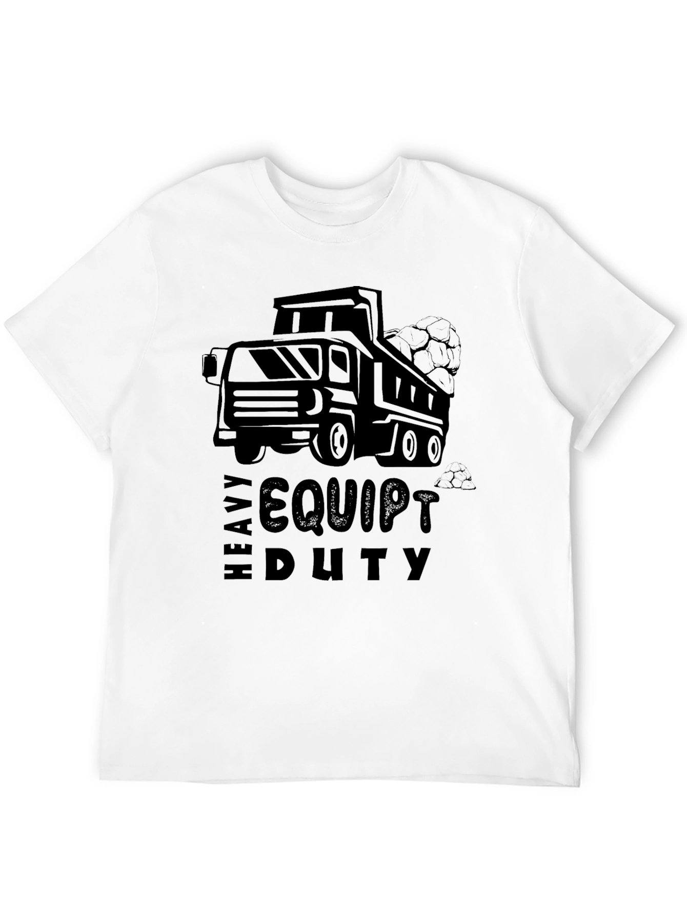Heavy Equipment Truck Graphic T-Shirt - Durable Cotton Tee