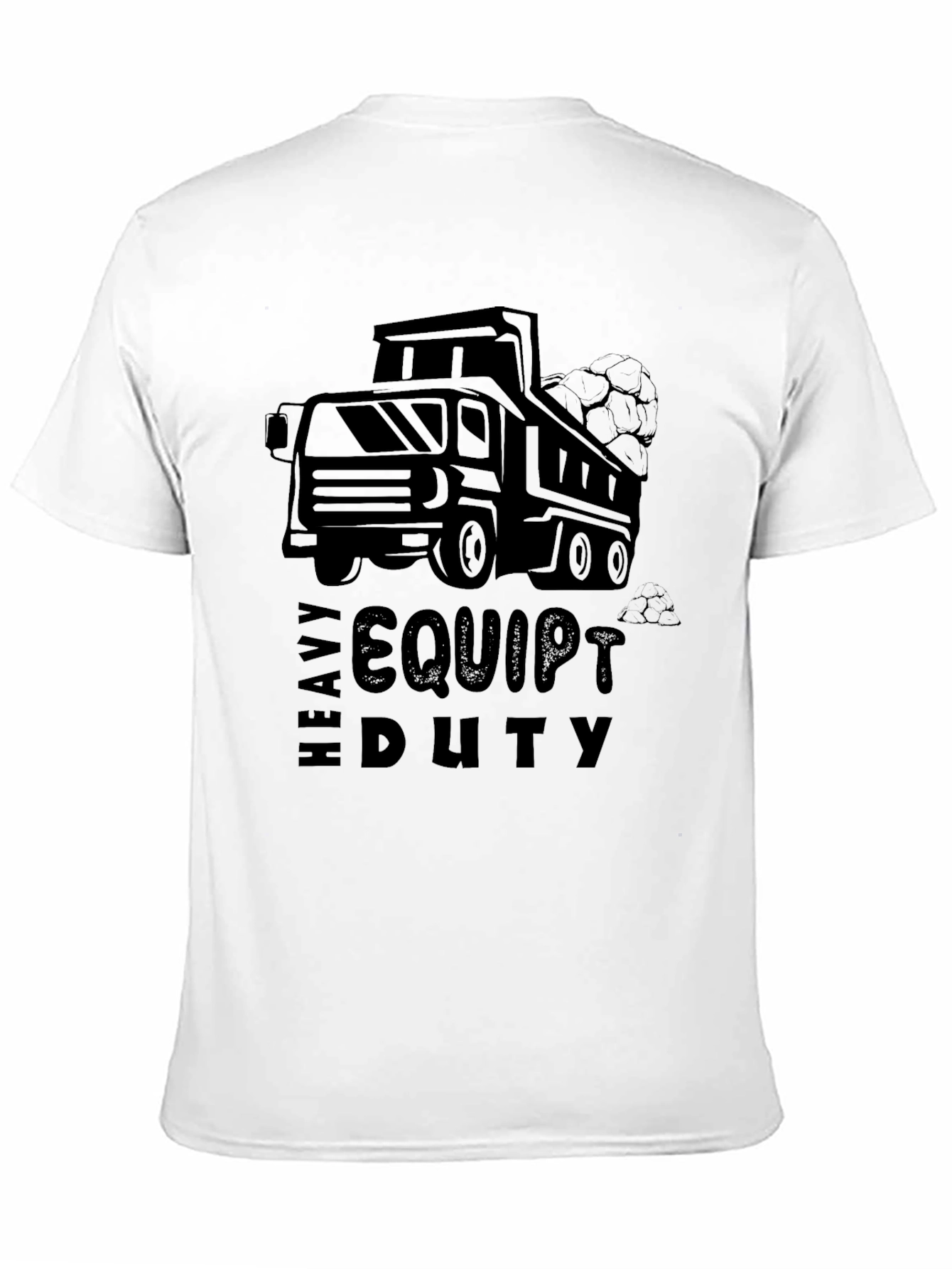 Heavy Equipment Truck Graphic T-Shirt - Durable Cotton Tee