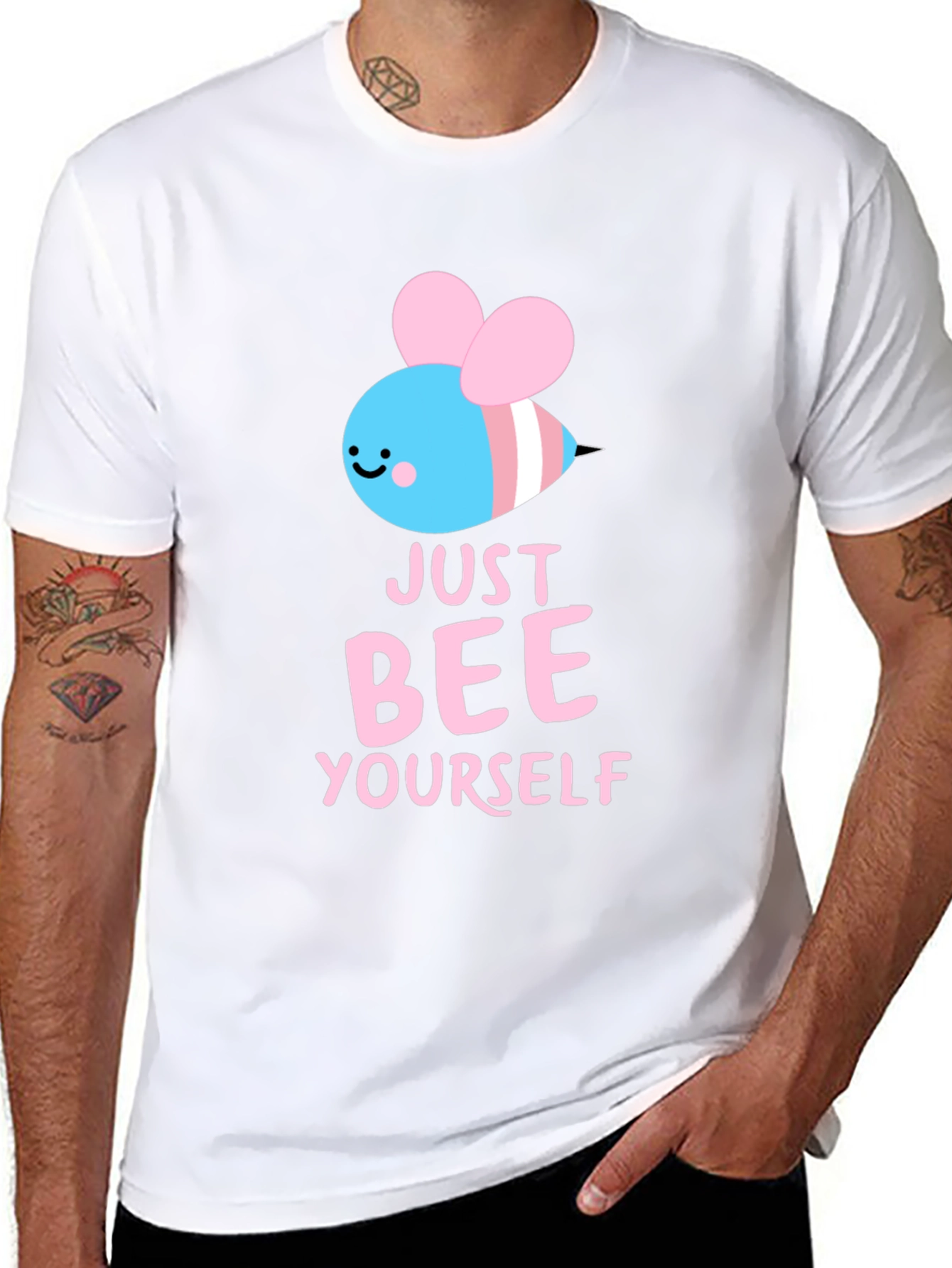 Just Bee Yourself Transgender Pride T-Shirt