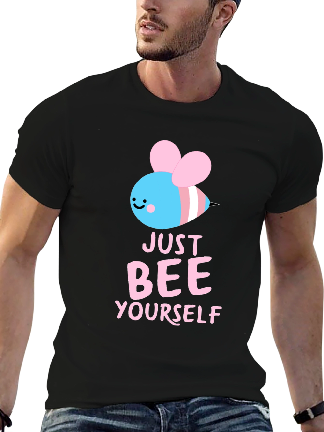 Just Bee Yourself Transgender Pride T-Shirt