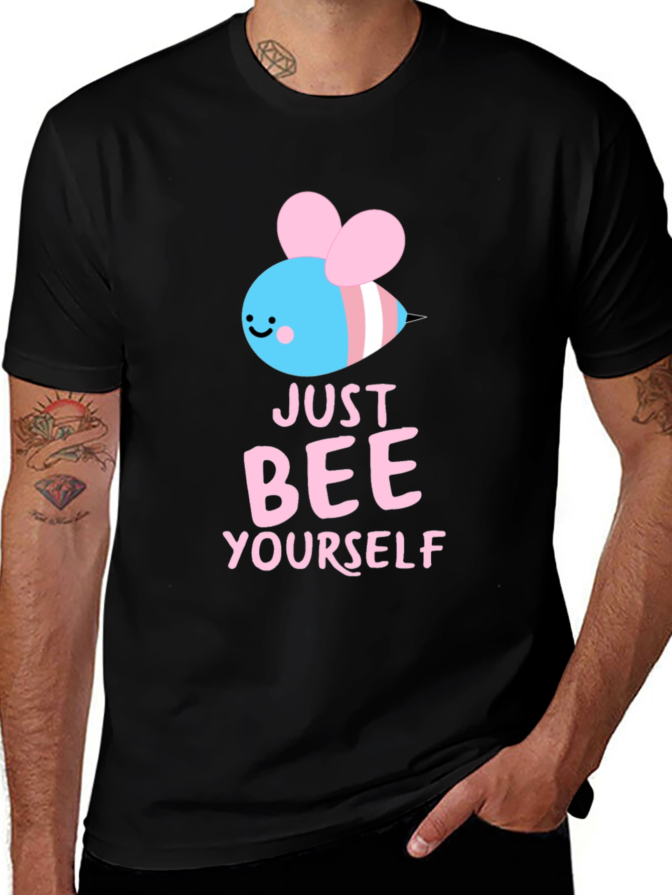 Just Bee Yourself Transgender Pride T-Shirt