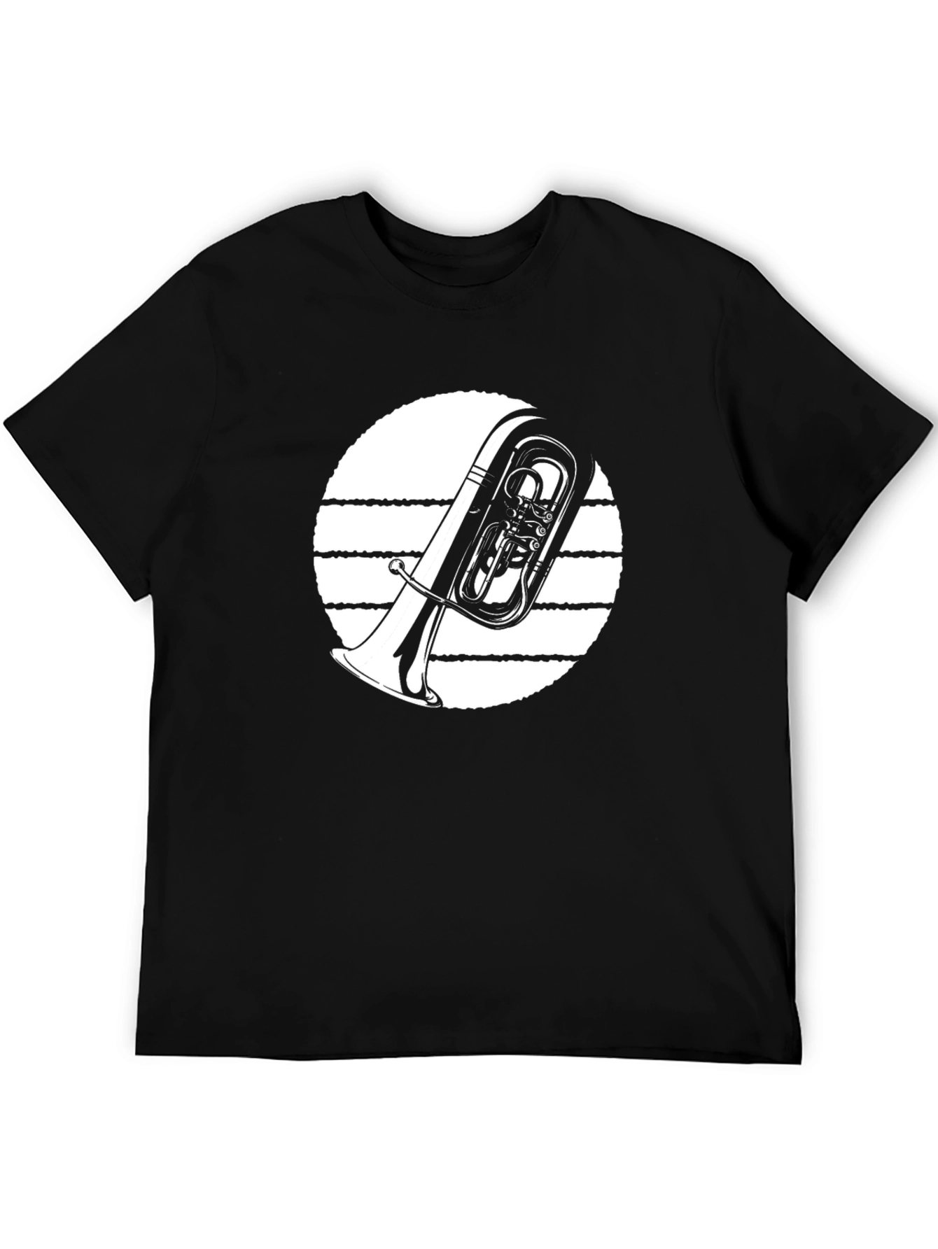 Black Tuba Graphic Tee - Musicians Delight