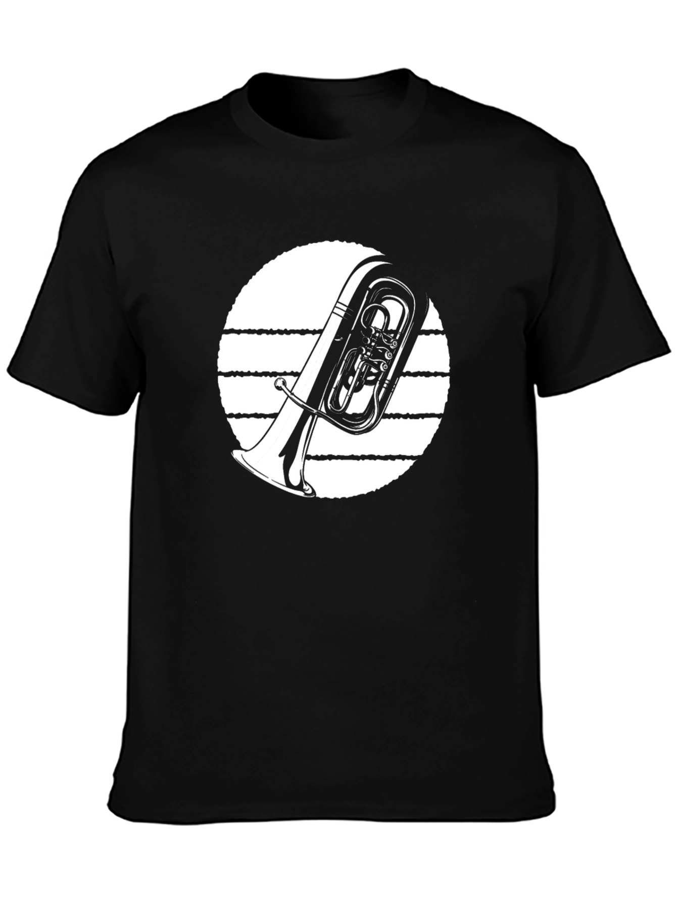 Black Tuba Graphic Tee - Musicians Delight