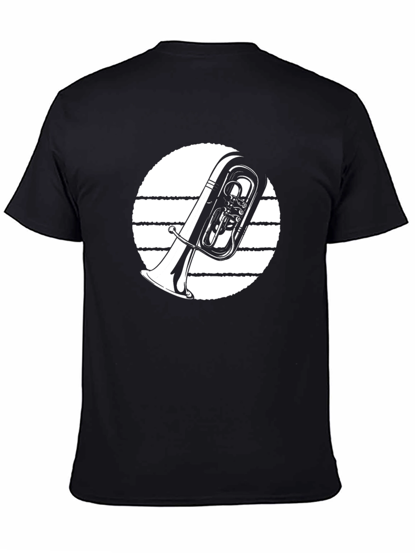 Black Tuba Graphic Tee - Musicians Delight