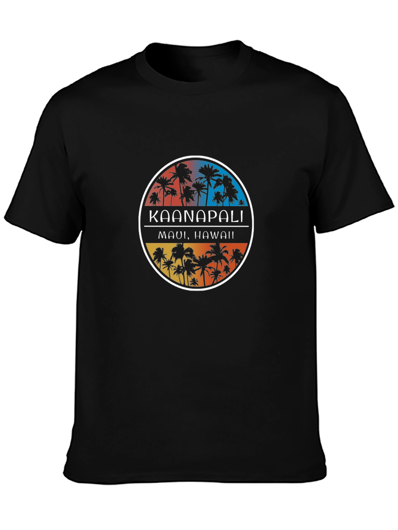 Kaanapali Maui Hawaii Palm Tree T-Shirt