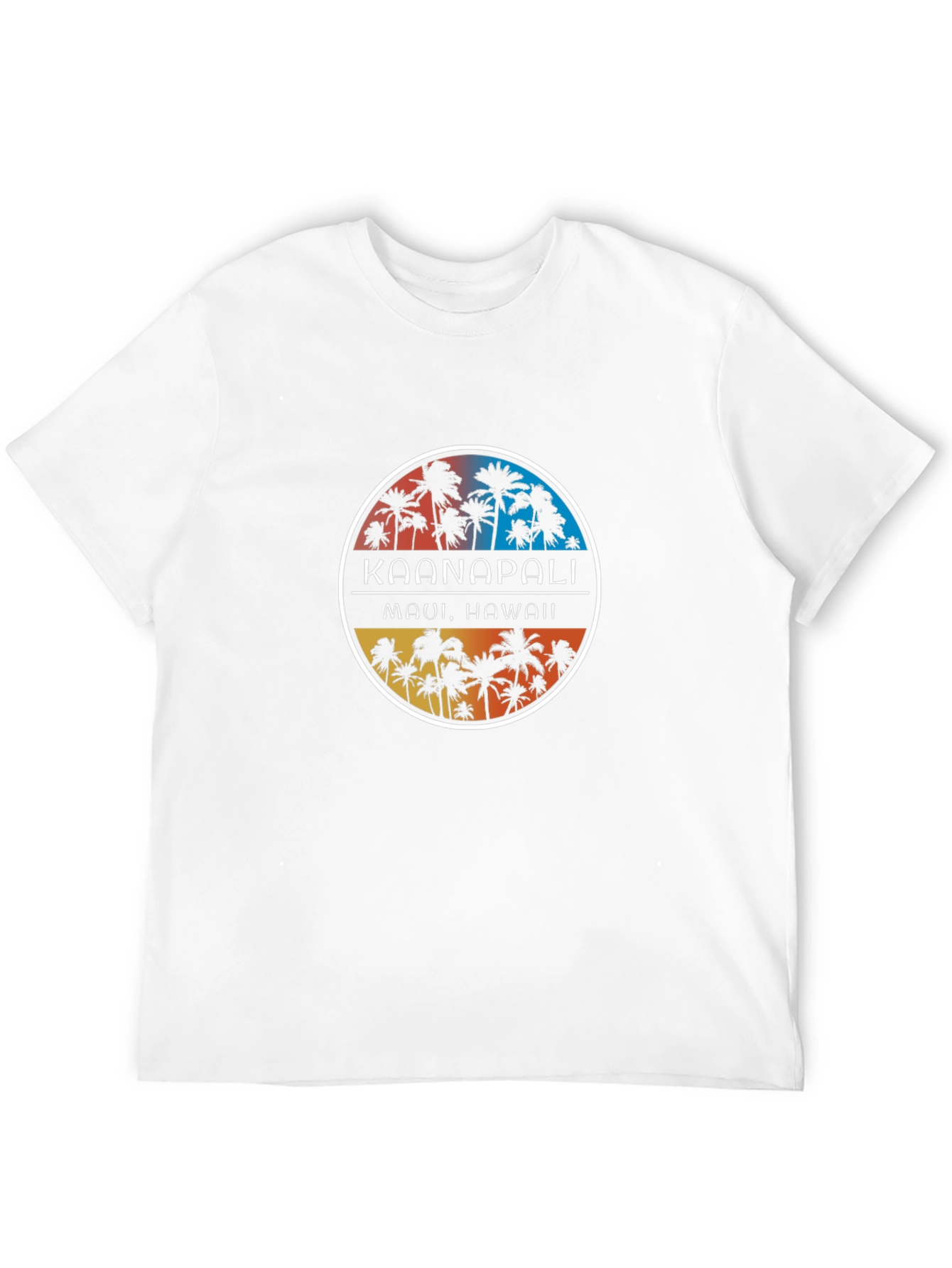 Kaanapali Maui Hawaii Palm Tree T-Shirt