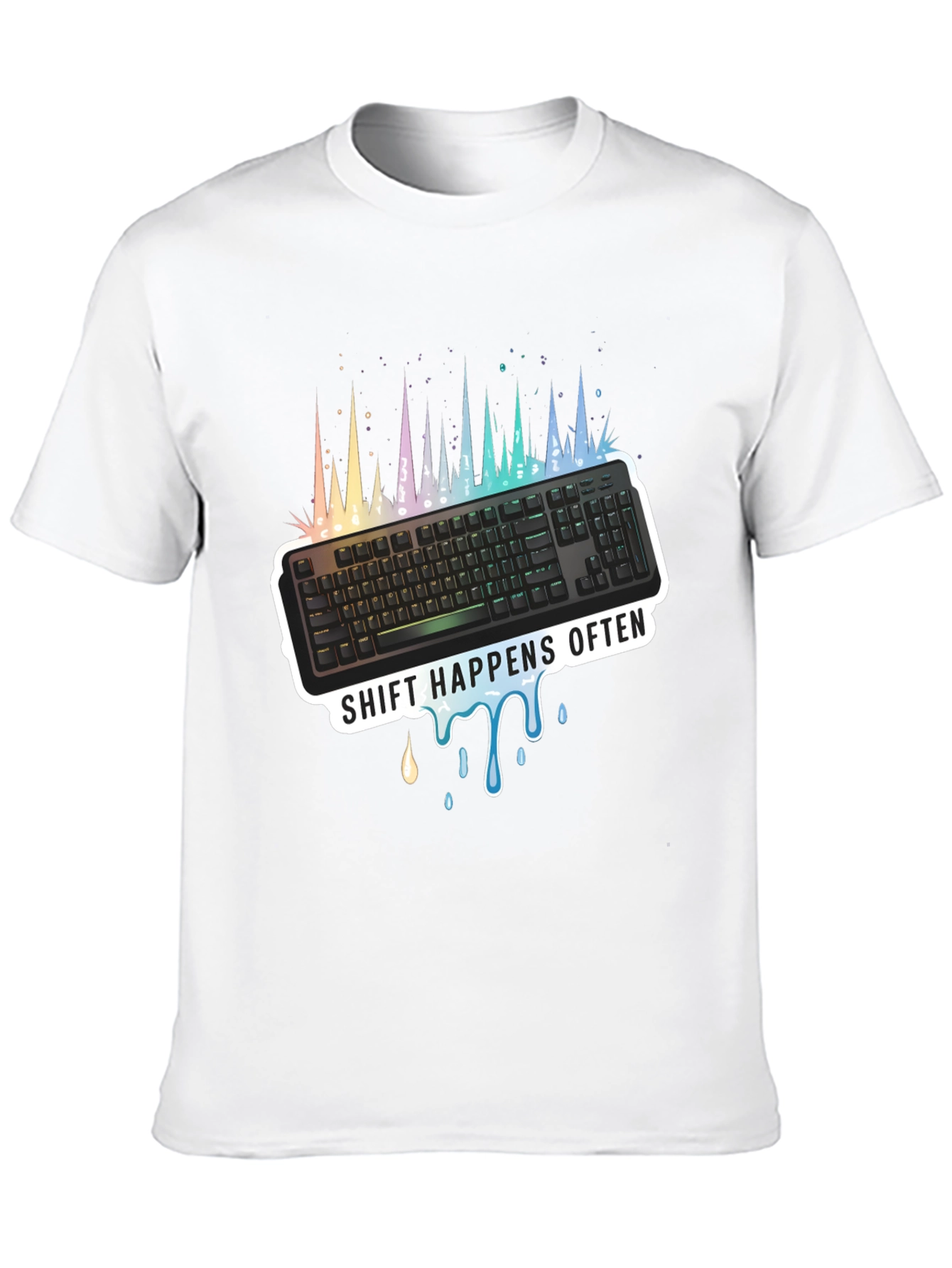 Shift Happens Often Keyboard T-Shirt